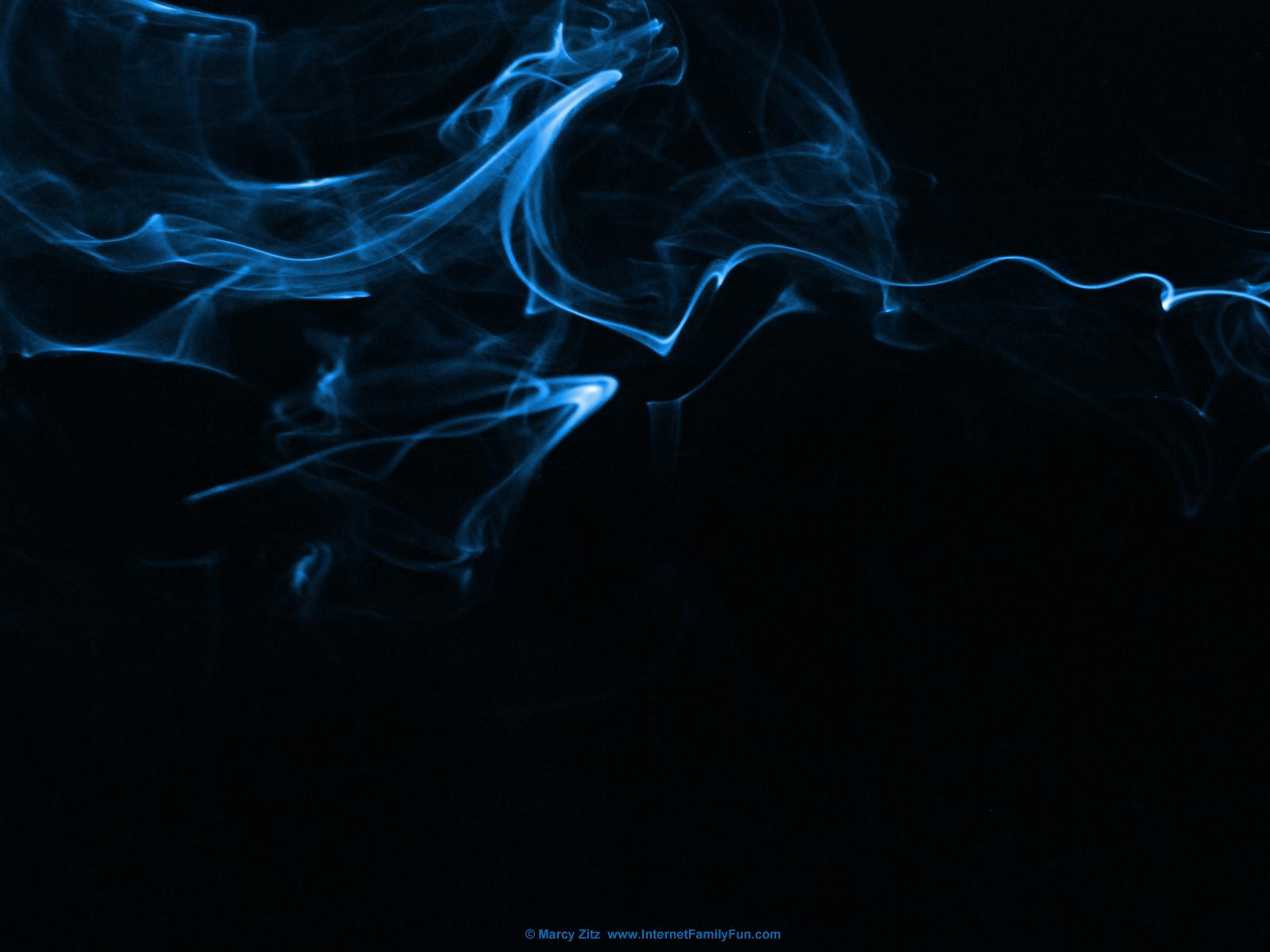 Blue Smoke Background