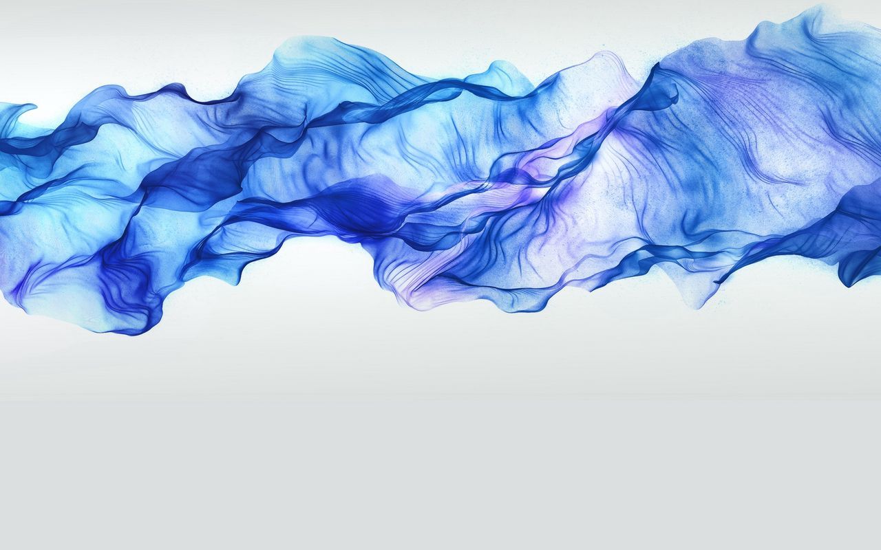 Download wallpaper 1280x800 abstract, black, blue, smoke