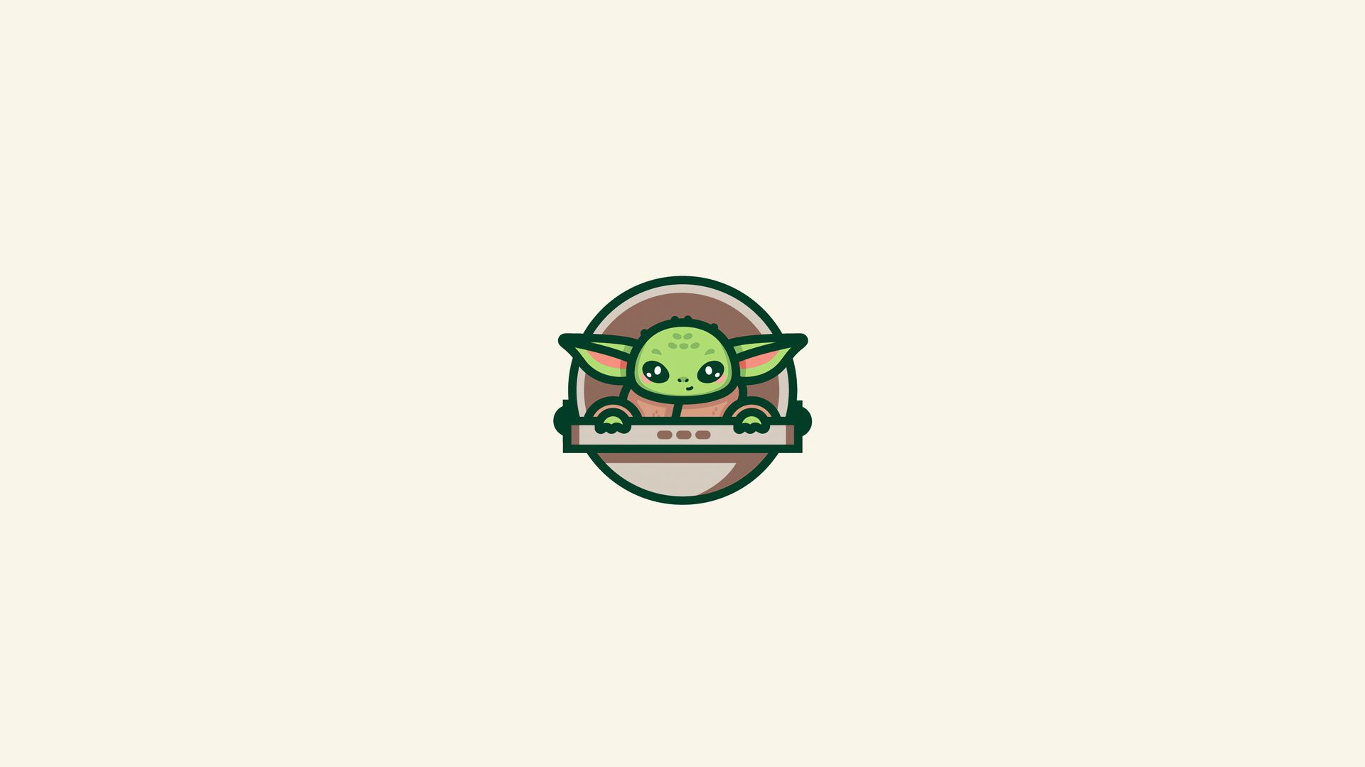 Baby Yoda Minimalist 19x1080 Wallpapers Wallpaper Cave