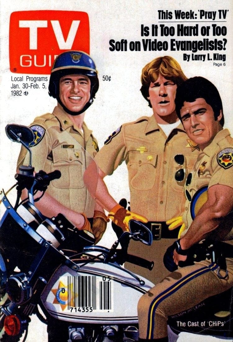 Ponch & John hit the roads as motorcycle cops in LA on CHiPs 1977