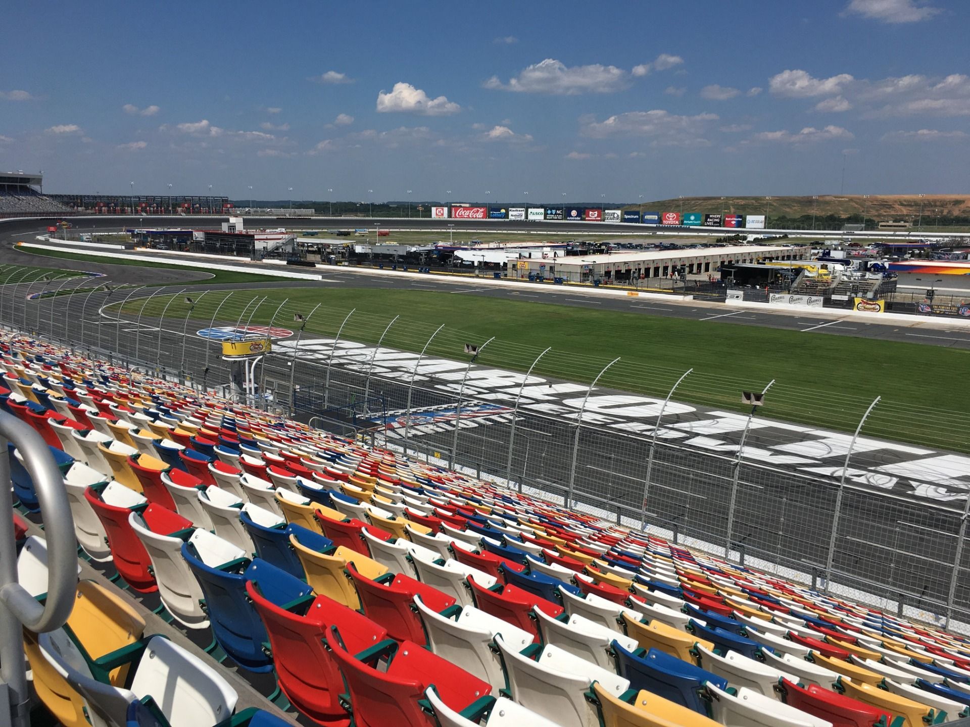 Charlotte Motor Speedway, section General Motors D, row Shared