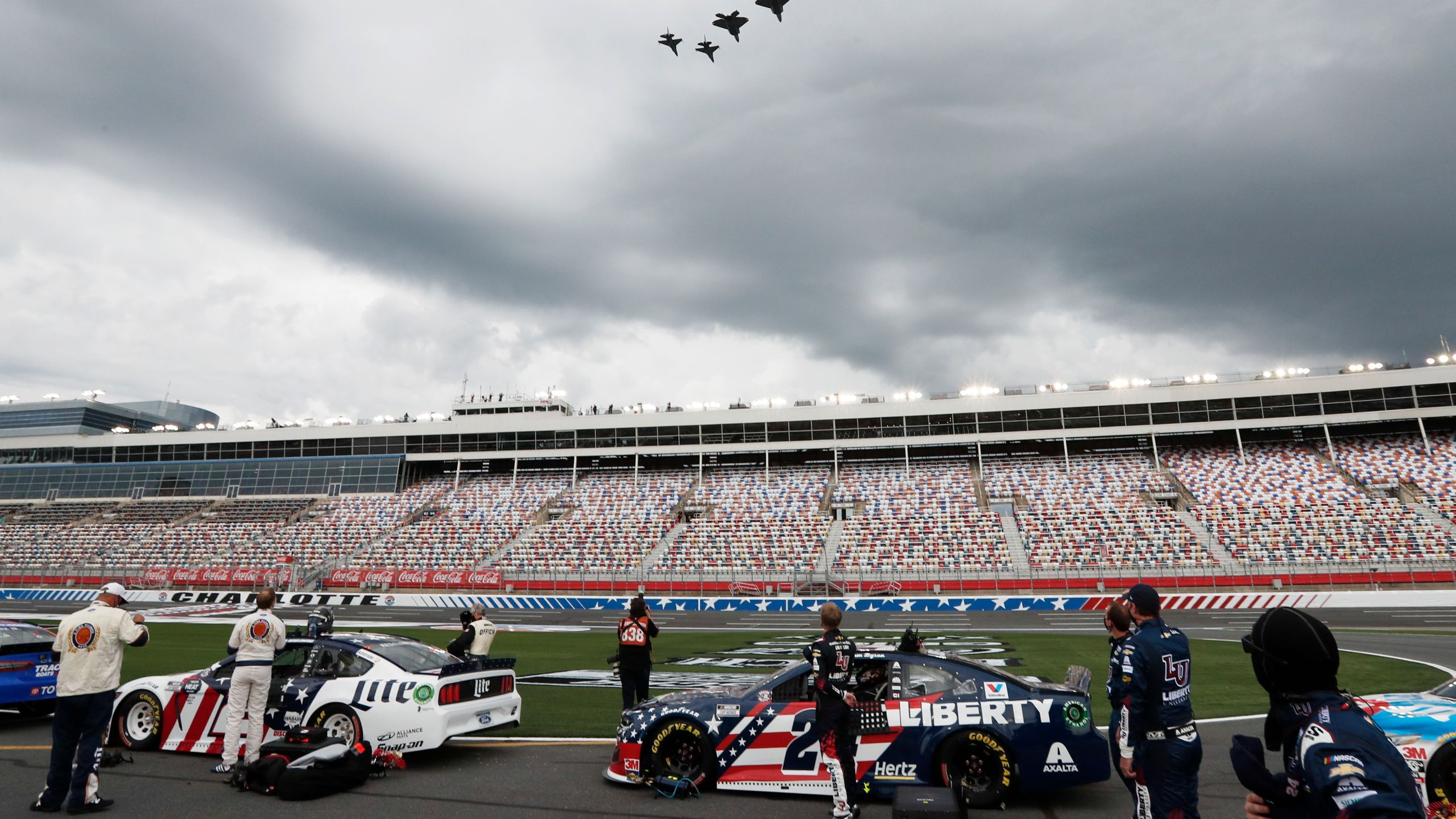 No Fans, No Problem: Some Coca Cola 600 Fans Turn Out Anyway