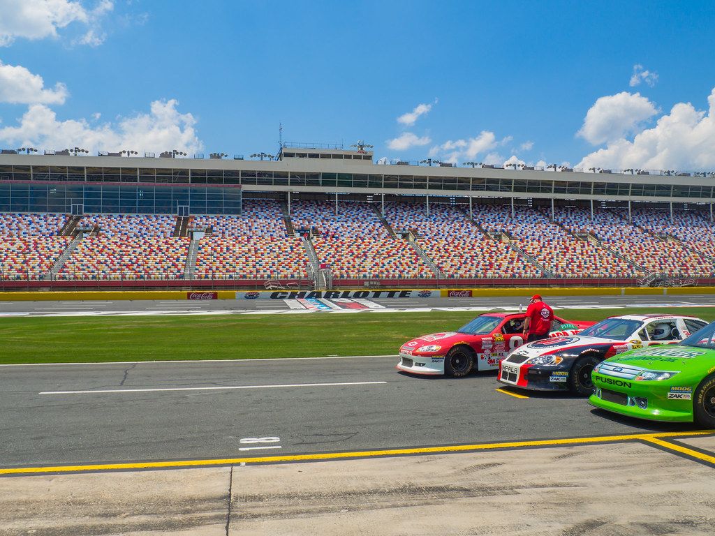 Charlotte Motor Speedway. Located in Concord, North Carolin