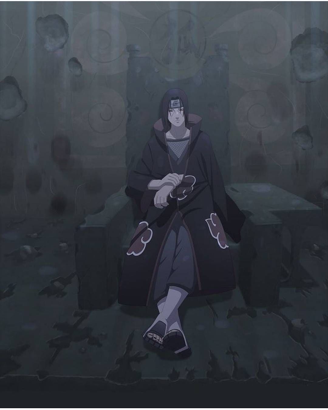 Itachi Sitting On Throne Wallpaper Hd - Wallpaper 7CA