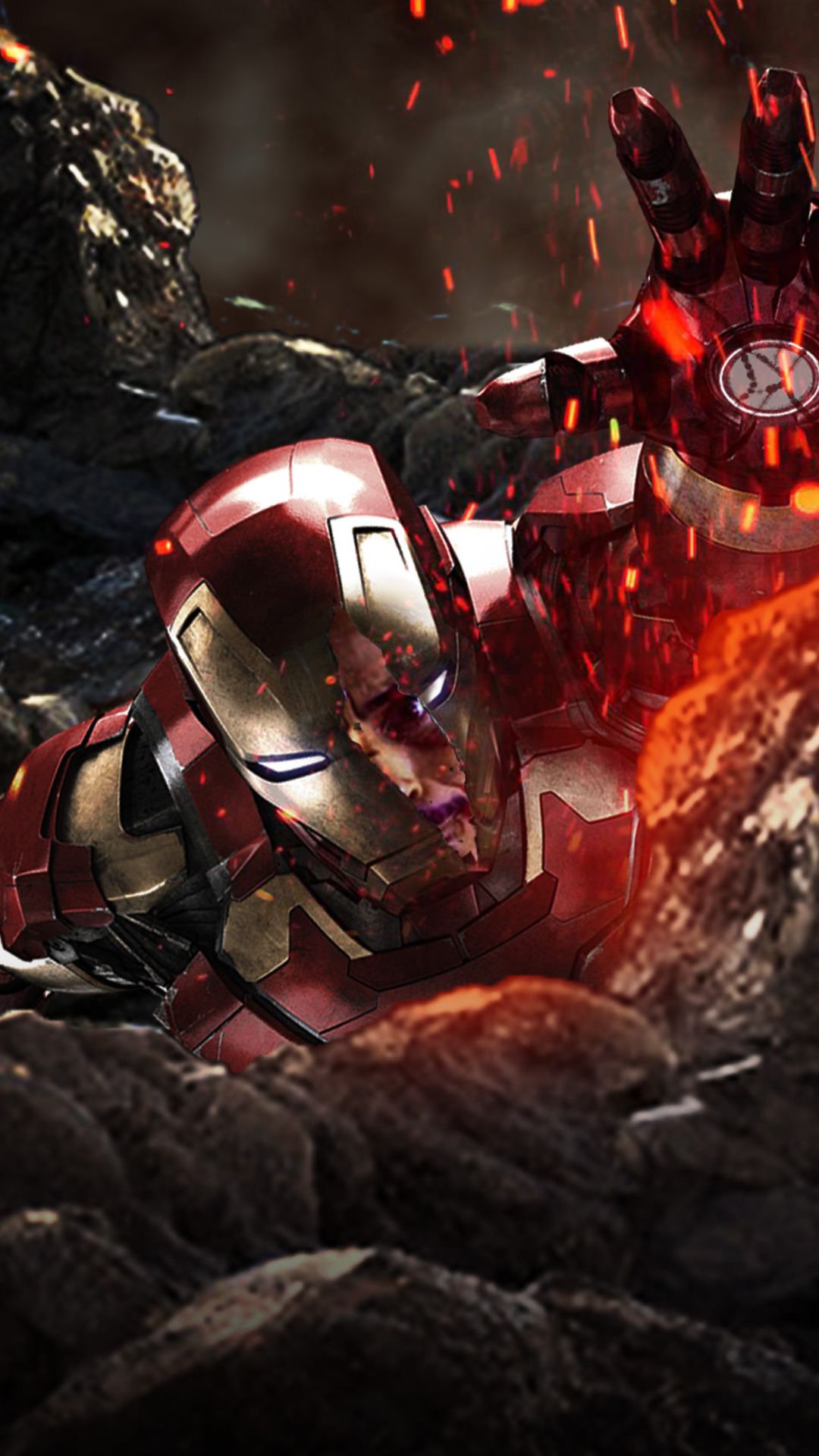 Iron Man In Avengers Infinity War iPhone mobile 4k Wallpaper