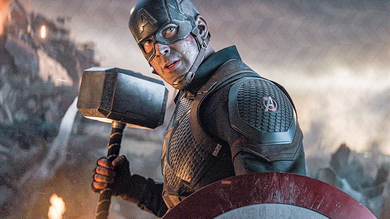 Marvel Officially Releases That Epic Clip Where Cap Wields Mjolnir