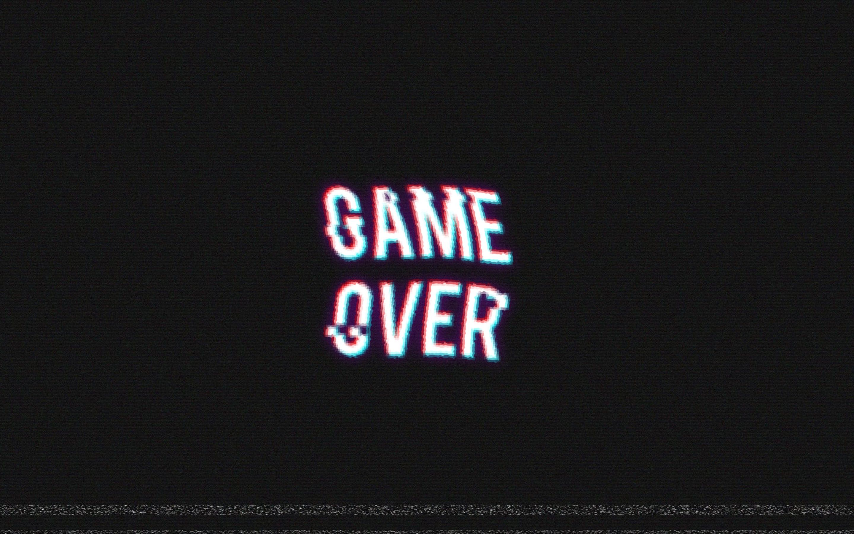 Game Over Wallpaper Retro