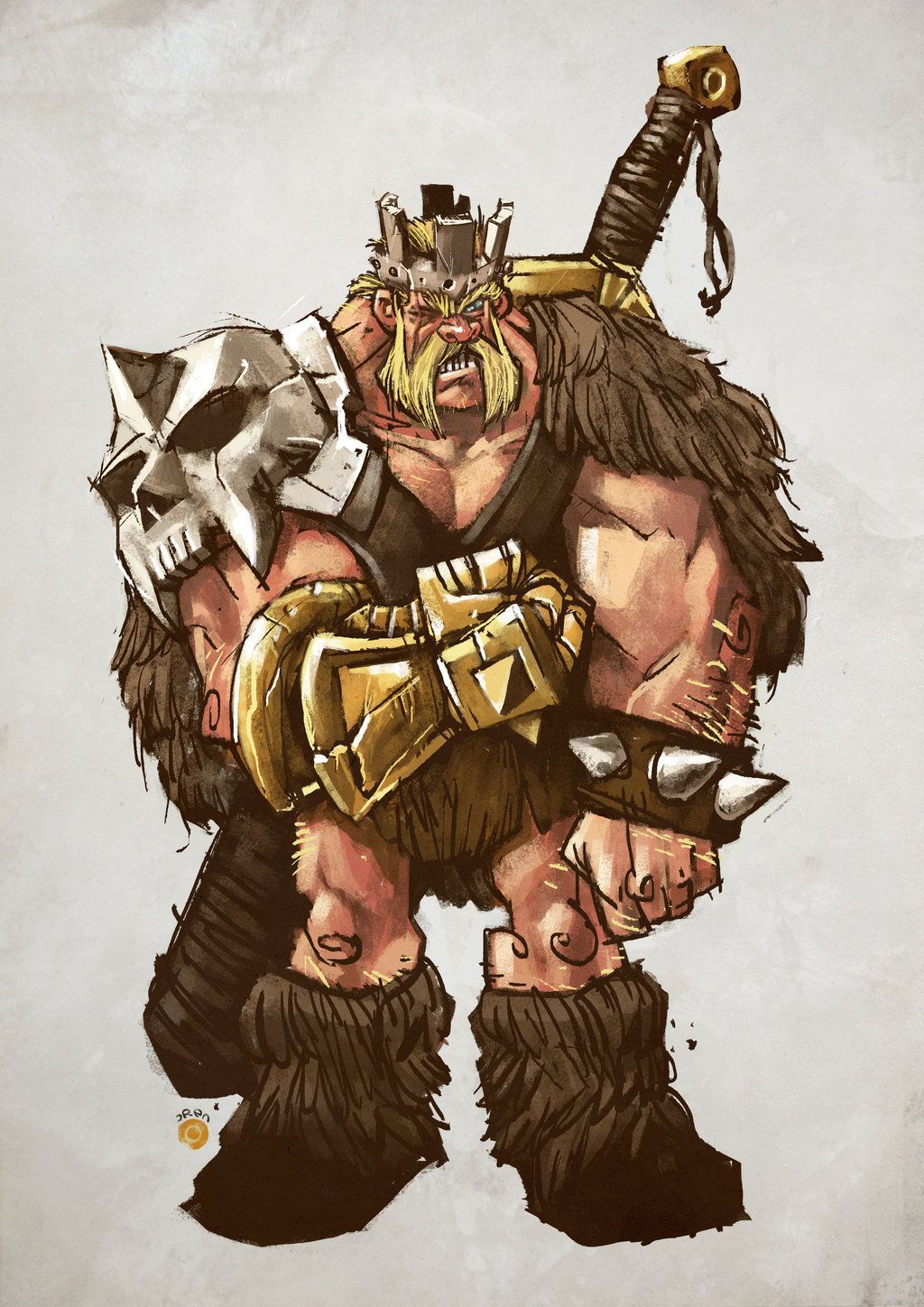 Barbarian King Clash of Clan Wallpaper. Barbarian