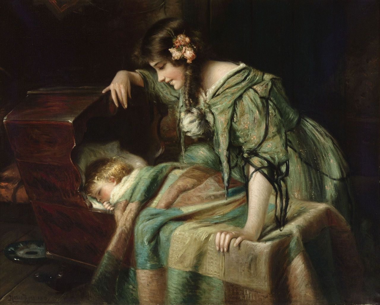Harry Herman Roseland (1867 1950). Mother Art, American Painting, Art