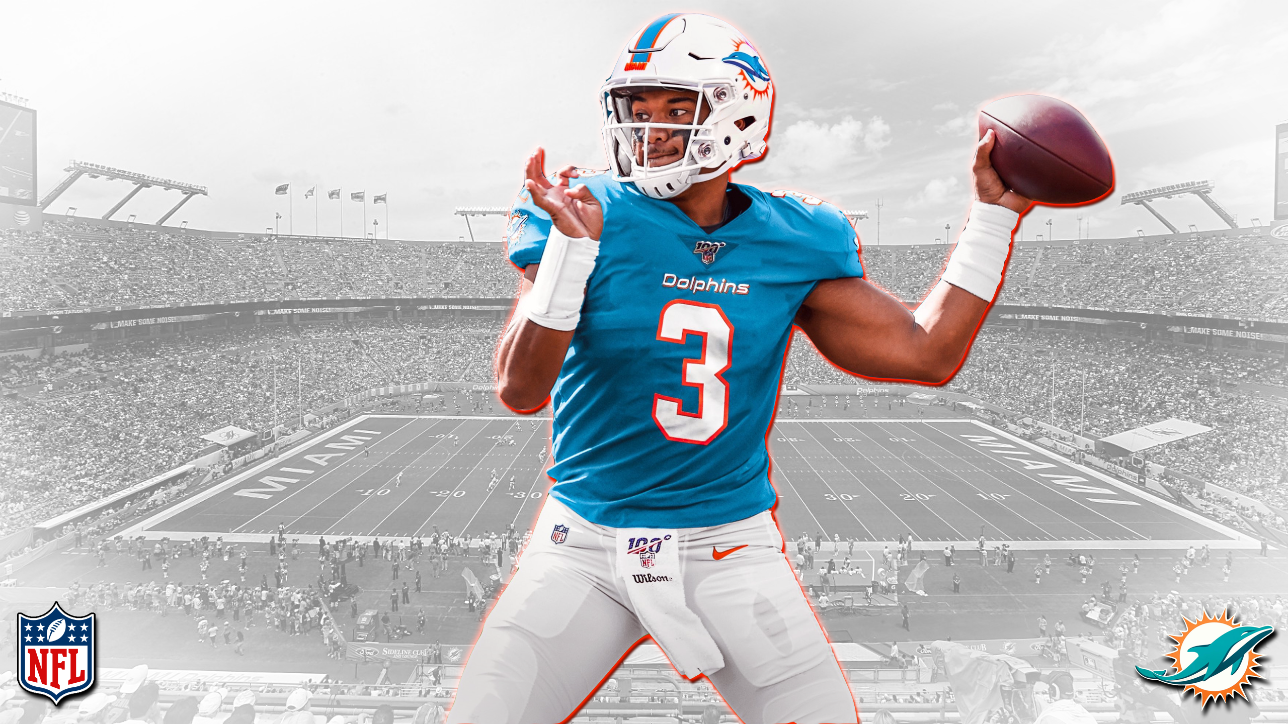 tua dolphins wallpaper