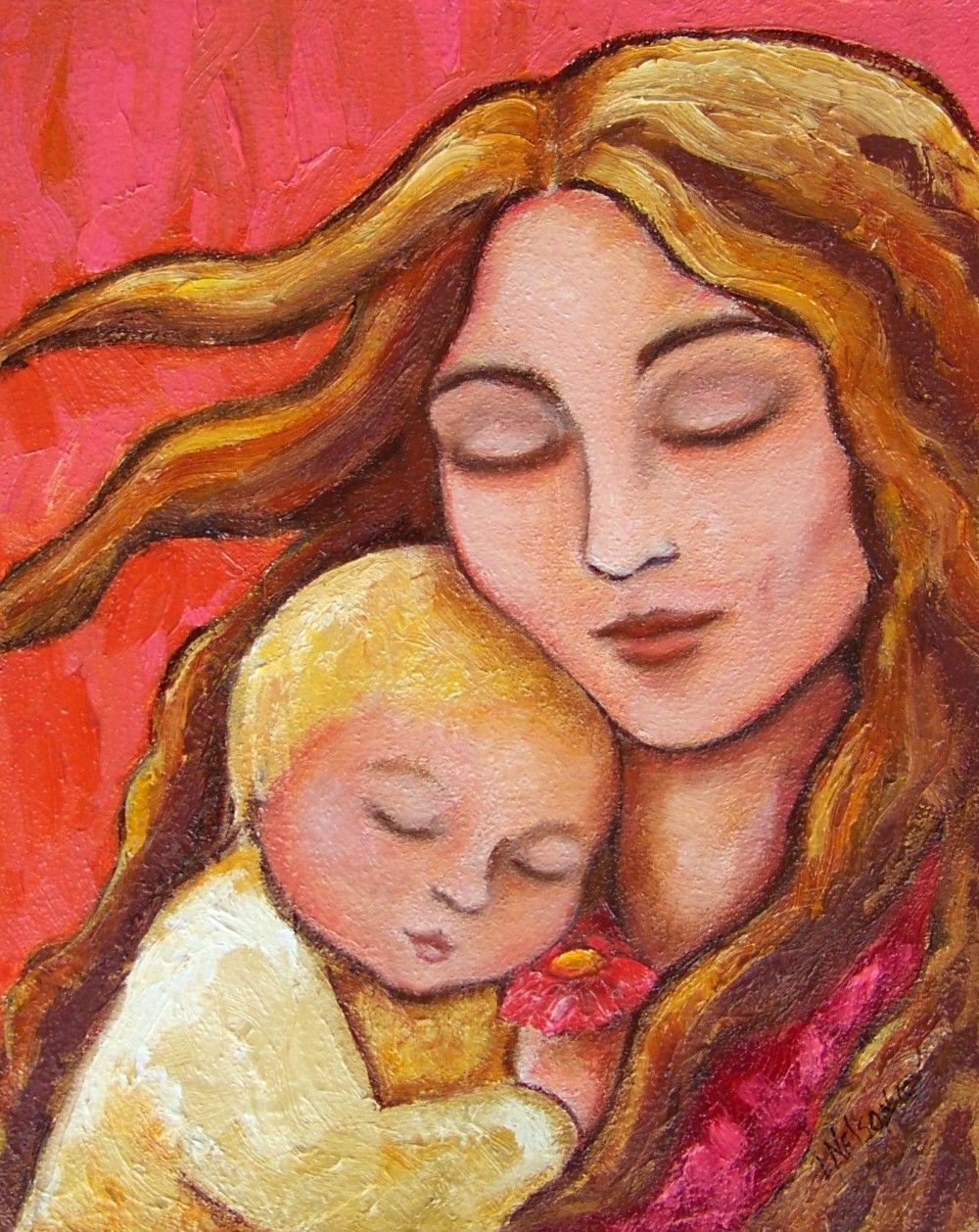 Mother Oil paintings