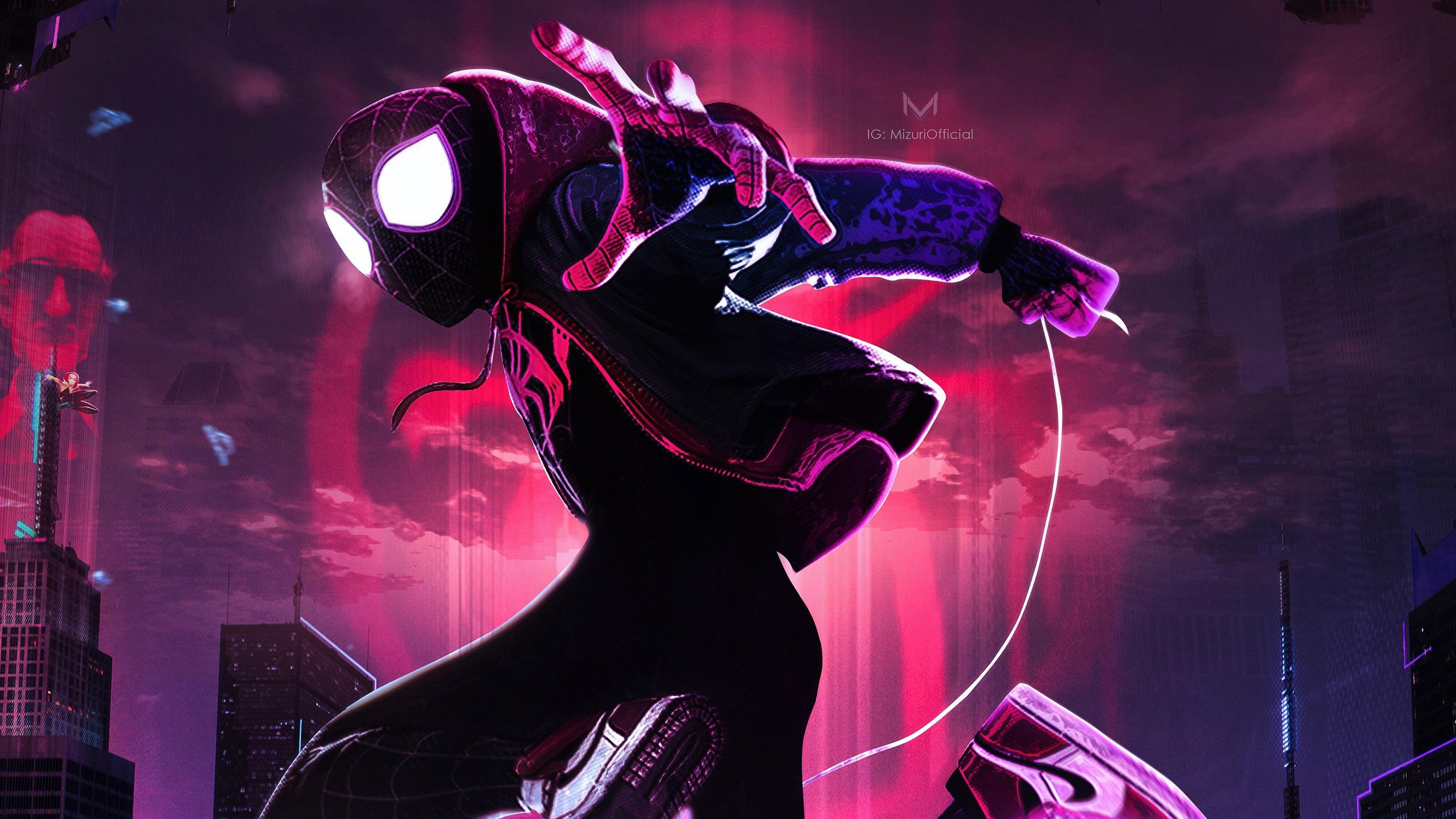 Spider Man Into The Spider Verse Artwork Wallpaper. HD