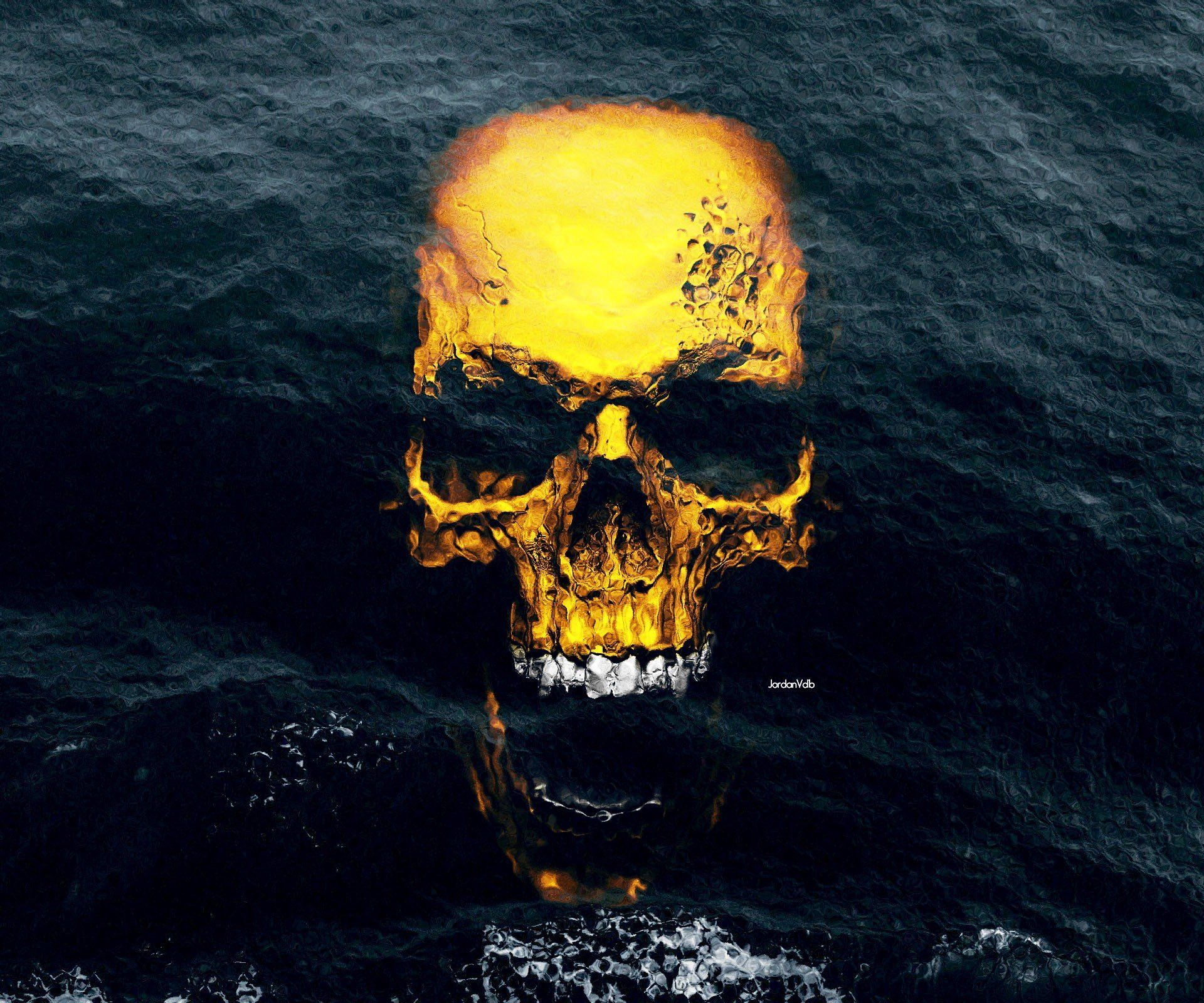 skull, Pacific Ocean, Gold Wallpaper HD / Desktop and Mobile