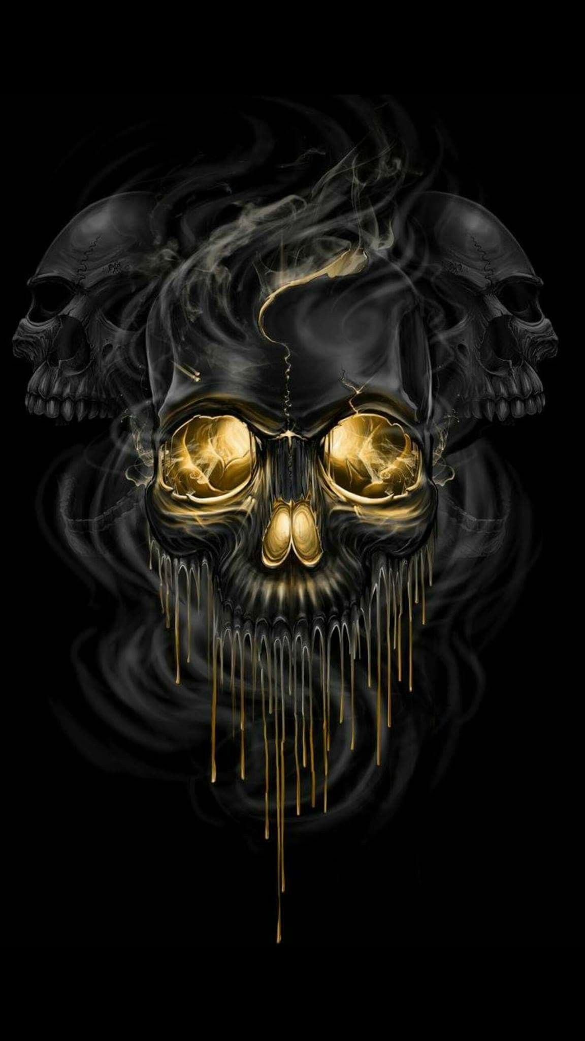 Skulls n' Shit by Terry W. Mccleary Jr. Skull wallpaper, Skull, Art
