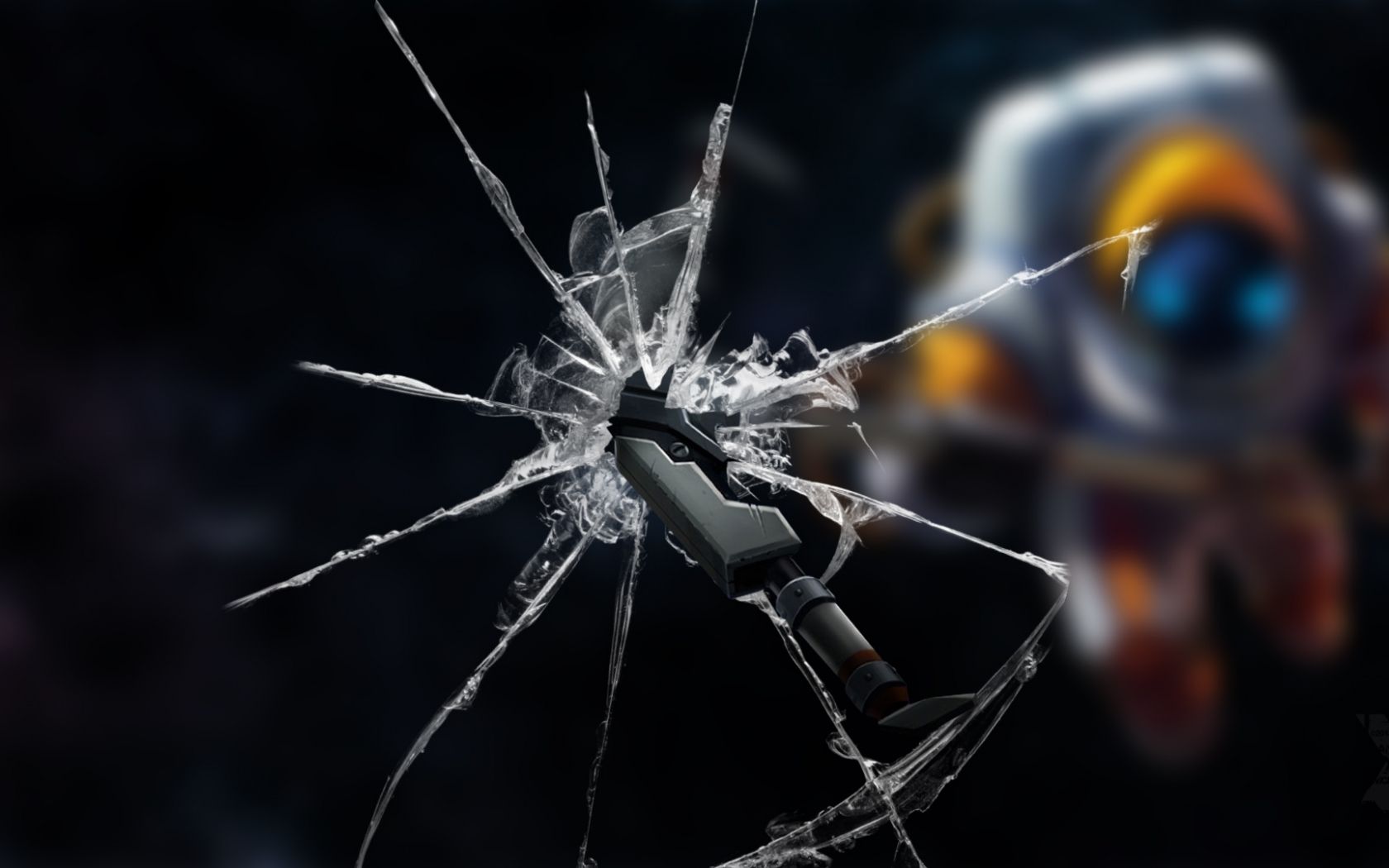 Free download Cracked Screen Desktop Wallpaper HD Resolution 1