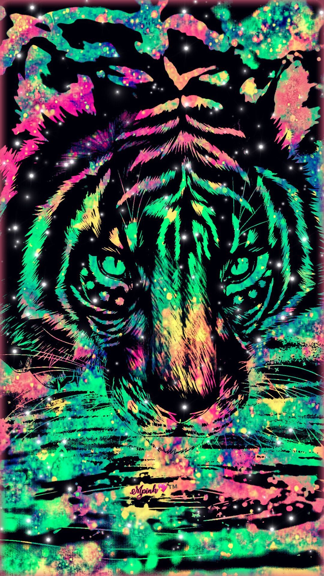 Tiger Galaxy Wallpaper #androidwallpaper #iphonewallpaper