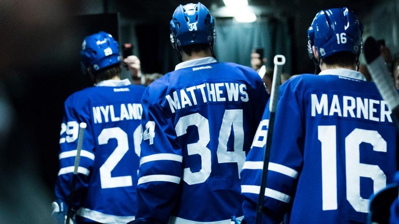 Matthews, Marner, Nylander. Toronto Maple Leafs The Future is