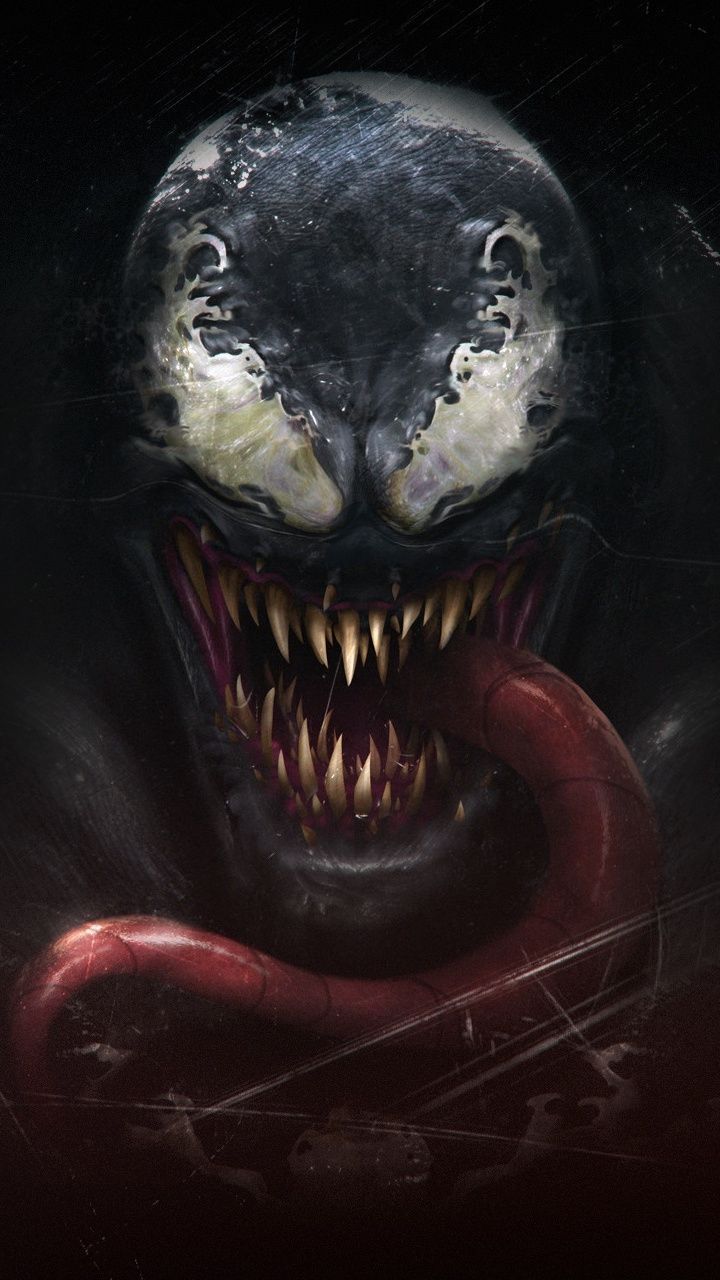 Dark, Venom, Super Villain, Artwork, 720x1280 Wallpaper