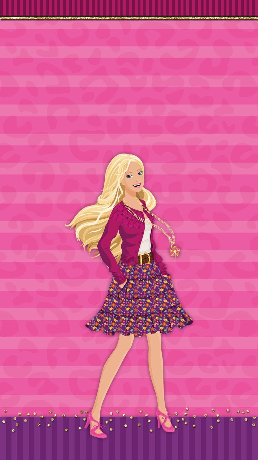 Barbie Wallpaper iPhone Pink Wallpaper iPhone Wallpaper & Background Download