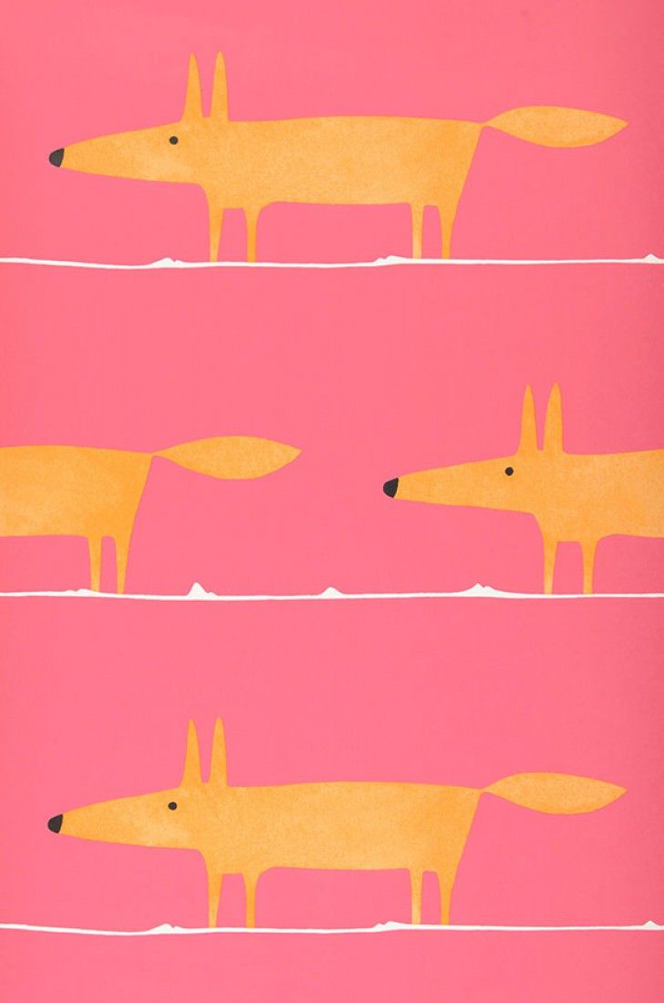 Wallpaper What does the Fox say (Rose, Orange, White). Wallpaper