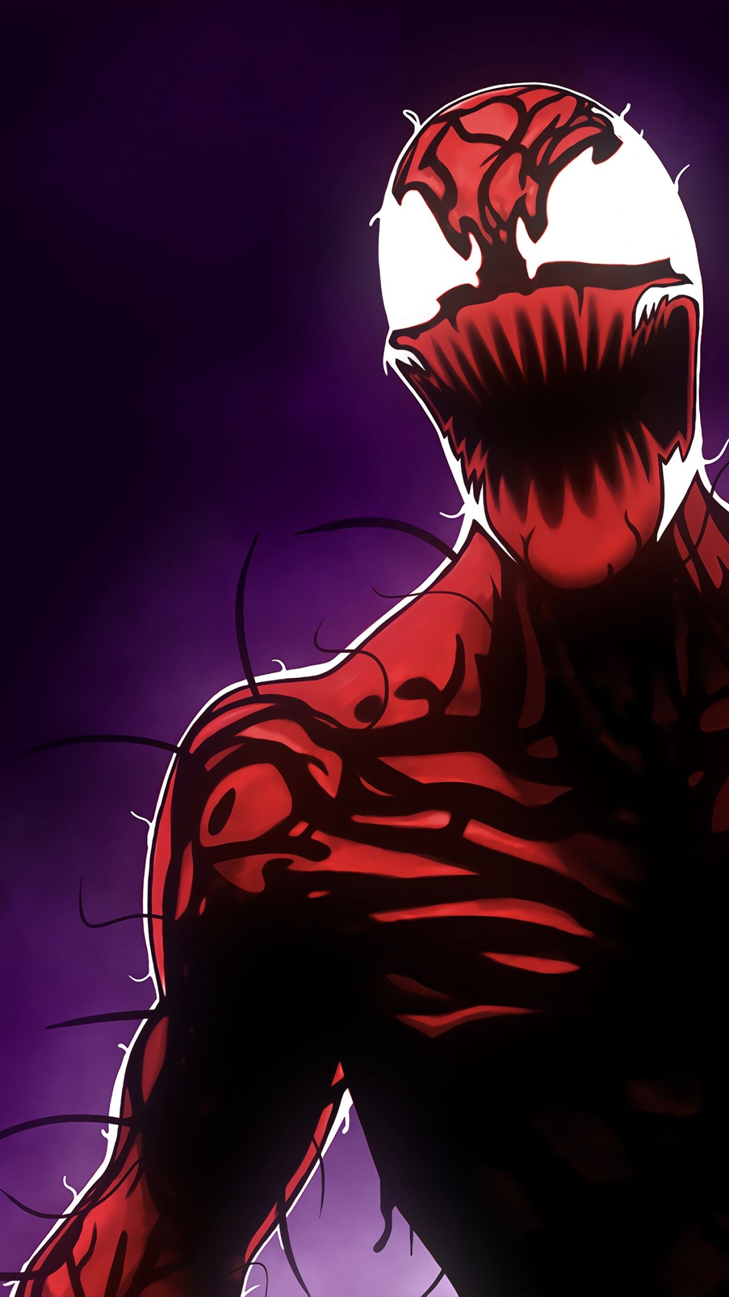 Wallpaper Carnage, Marvel Comics, Supervillain, 4K, Creative