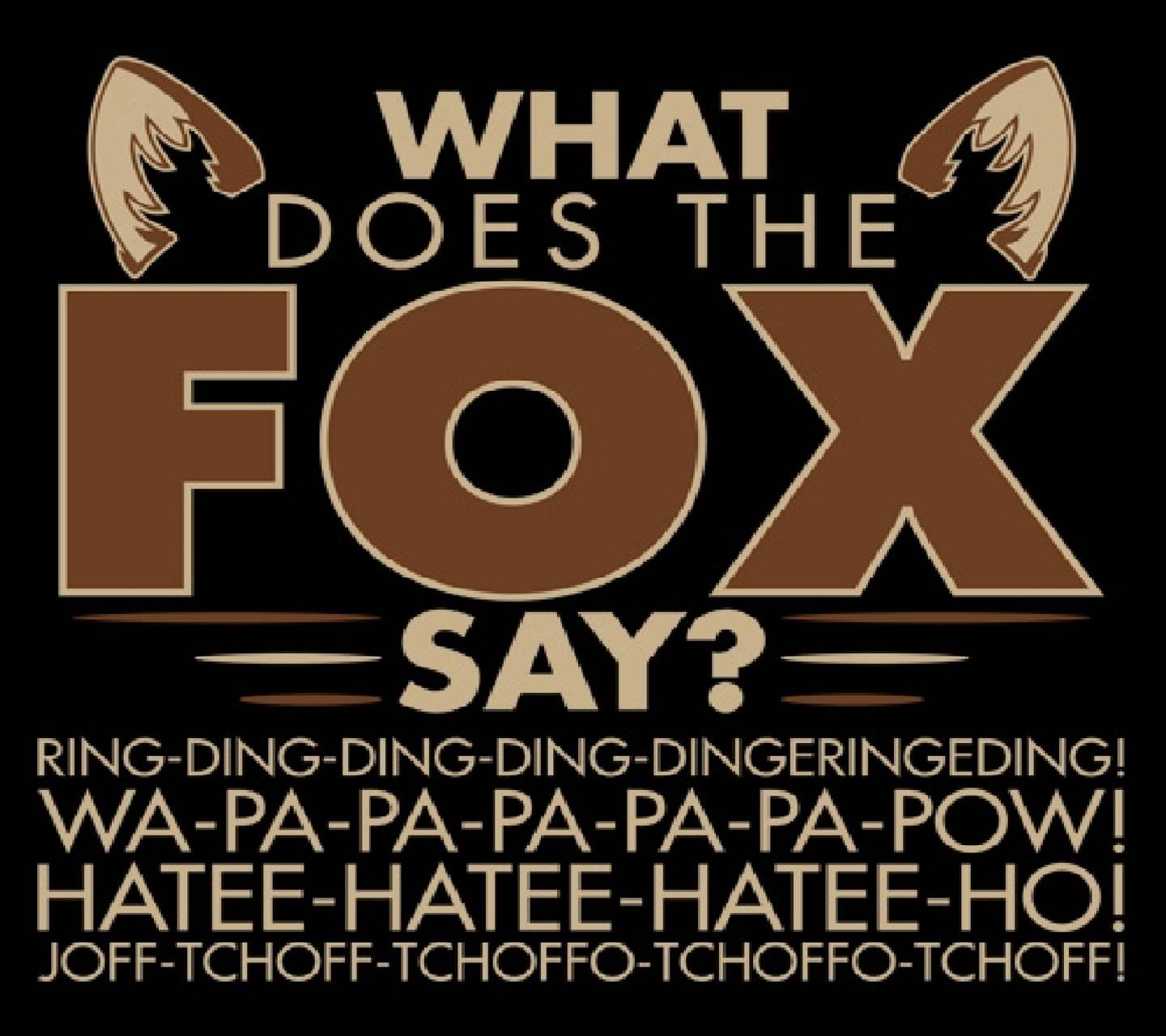 what does fox say wallpaper