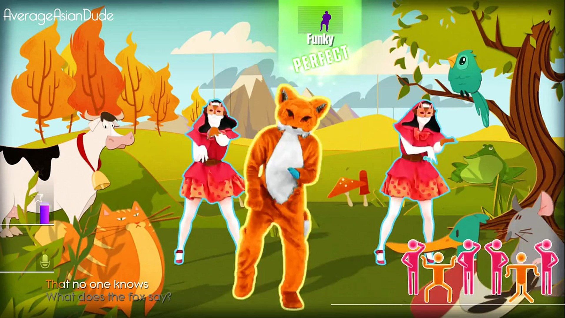 Just Dance 2015 Fox (What Does The Fox Say?)* Stars