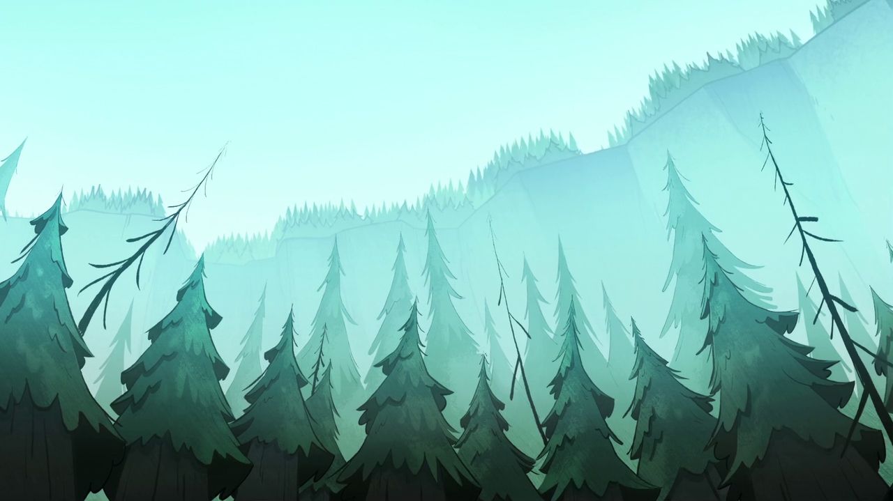Gravity Falls Background. Illustrator: TBD. Fall