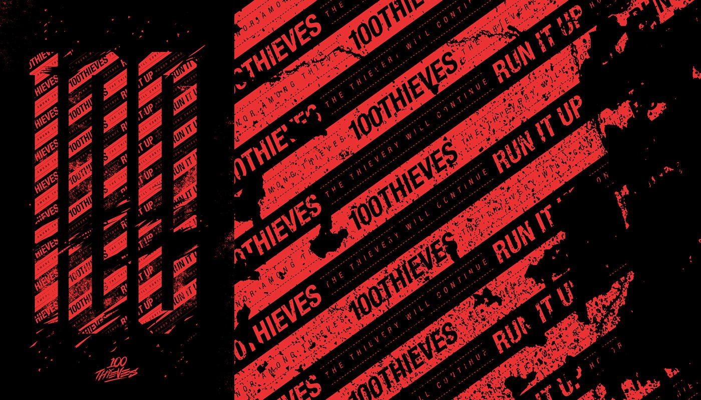 I put a little twist on Nadeshots 100 Thieves OffWhite desktop wallpaper  What do you think download in comments 1920x1080p  r100thieves