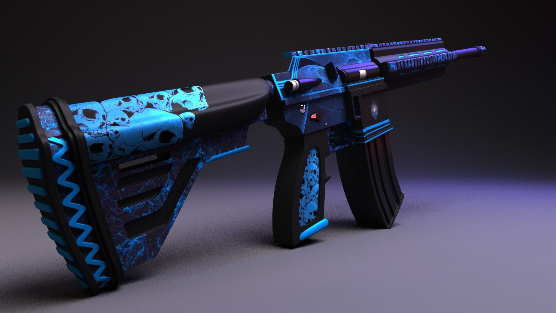 M416 Skull_Collector Skin (PUBG), Karan Dev