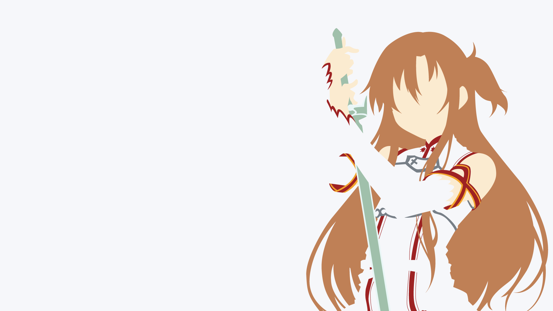 Download Minimalist Anime Art Girl Scythe Wallpaper  Wallpaperscom