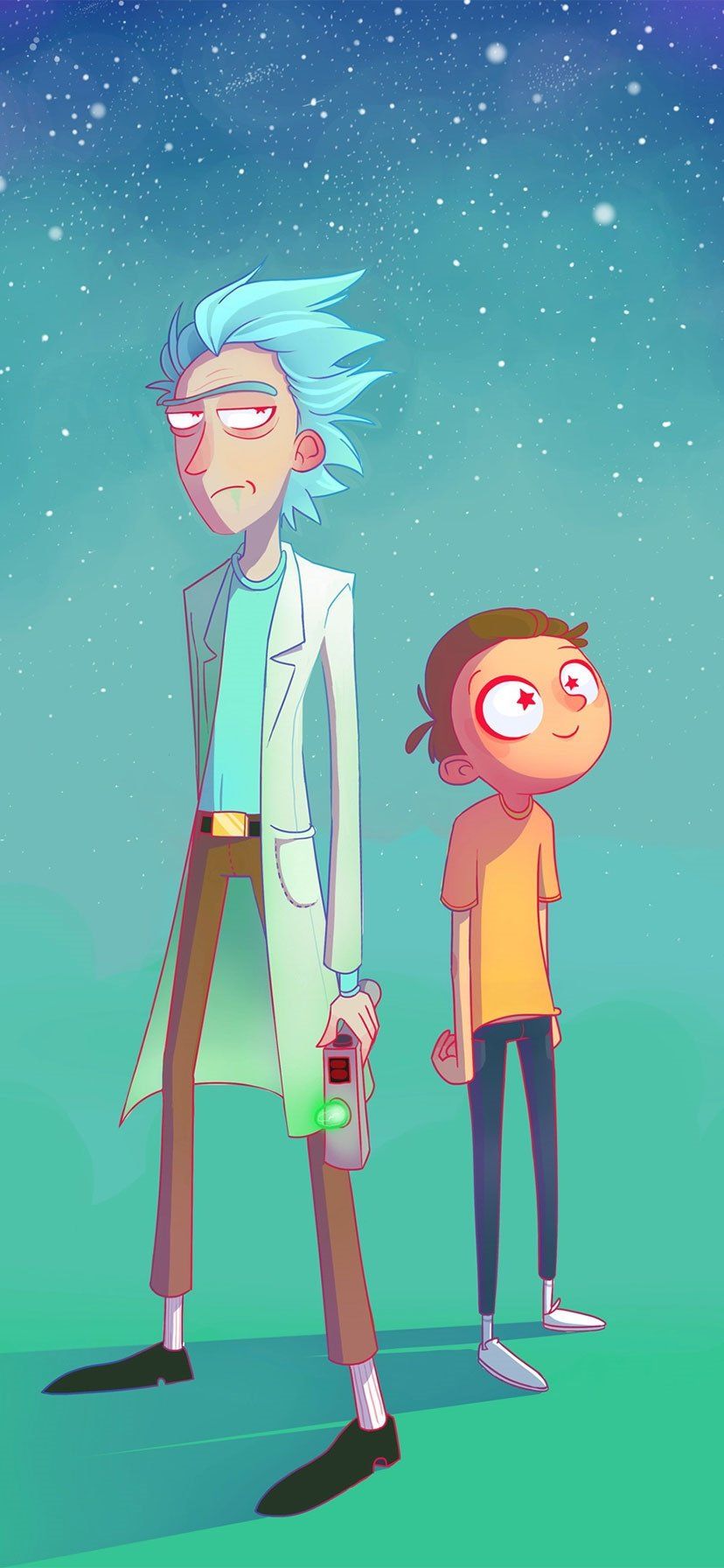 Rick and Morty Wallpaper iPhone Phone 4K #9230e