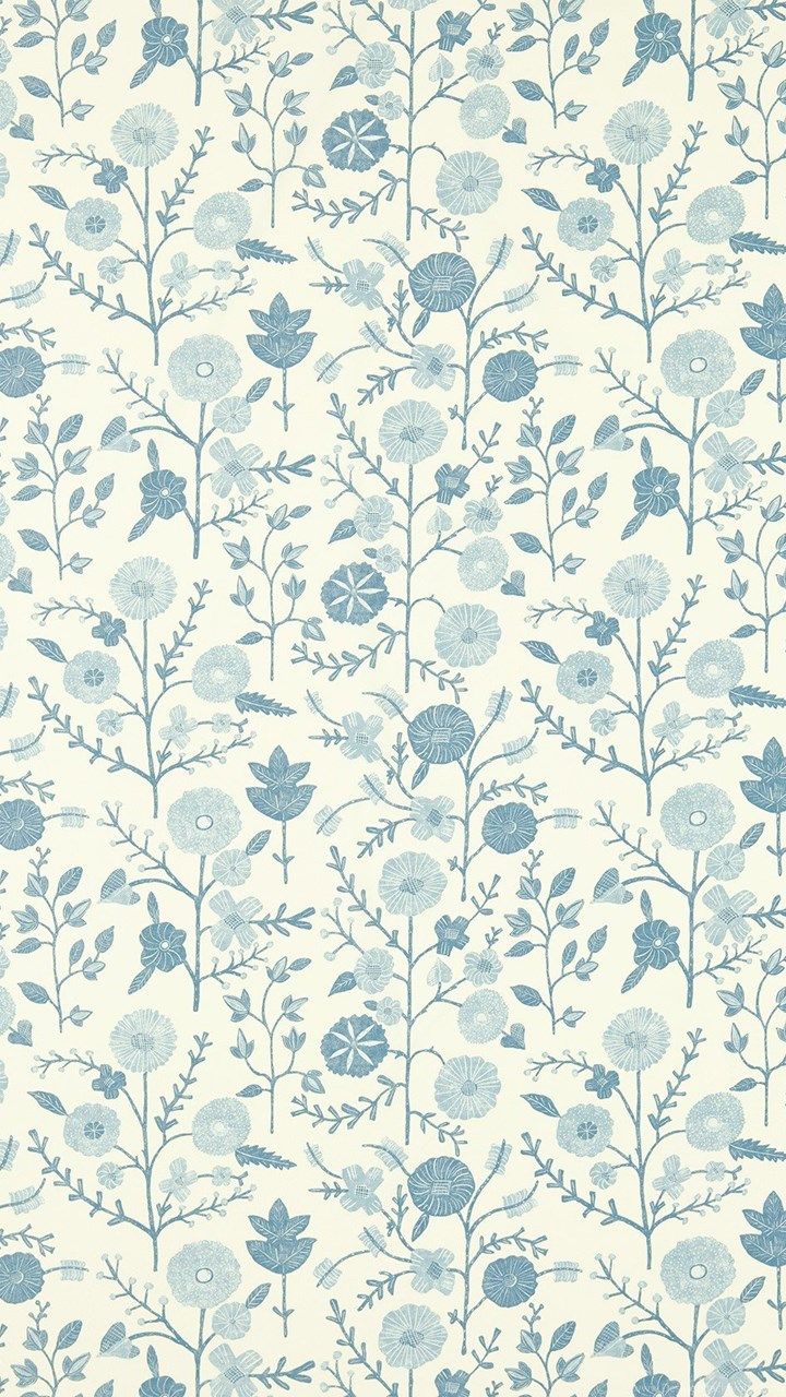 Batik Garden By Sanderson Mineral Blue, Wallpaper Direct Desktop
