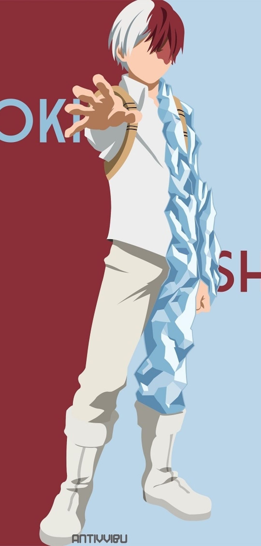 Shoto Todoroki 1080x2256 Resolution Wallpaper, HD Anime