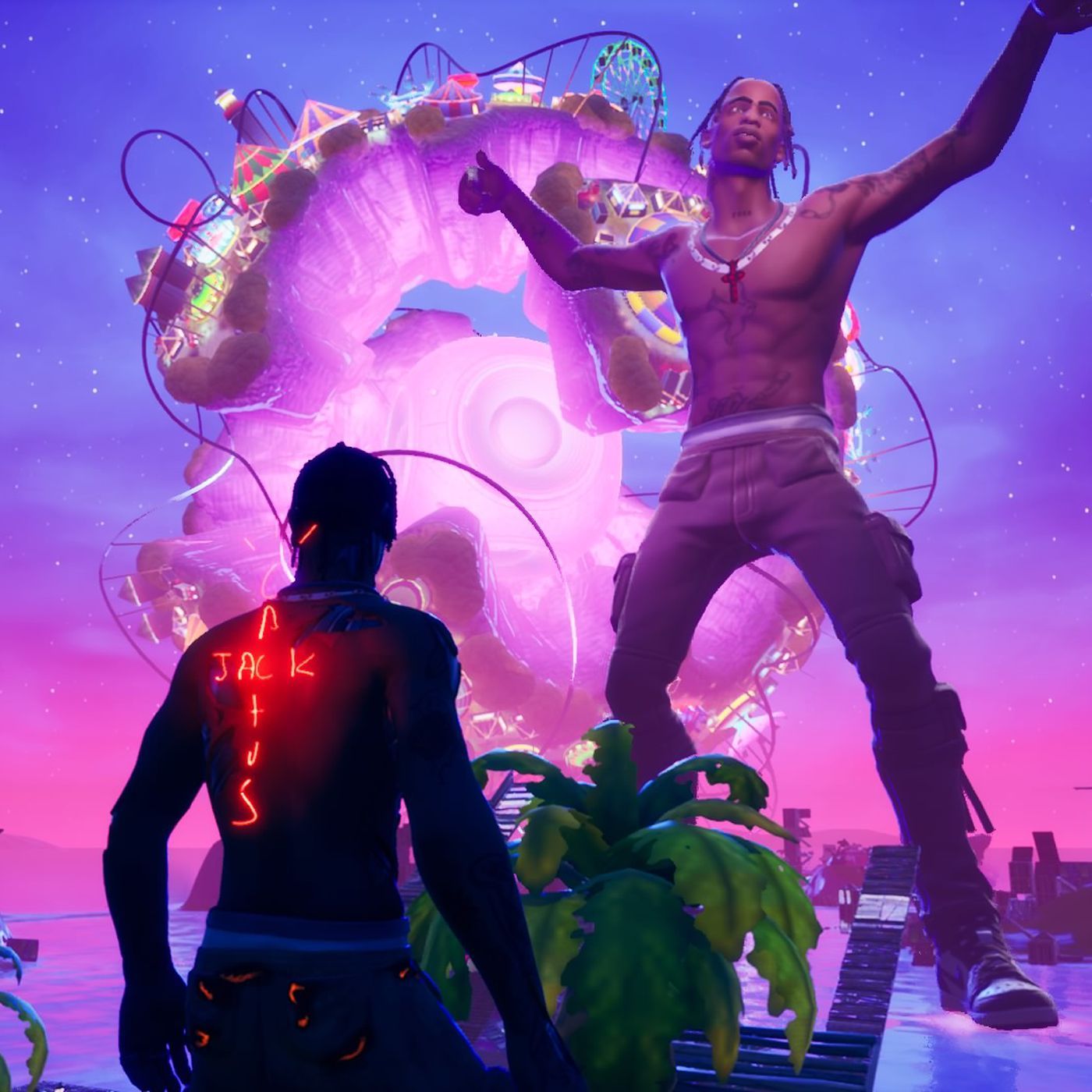 Travis Scott's first Fortnite concert was surreal and spectacular