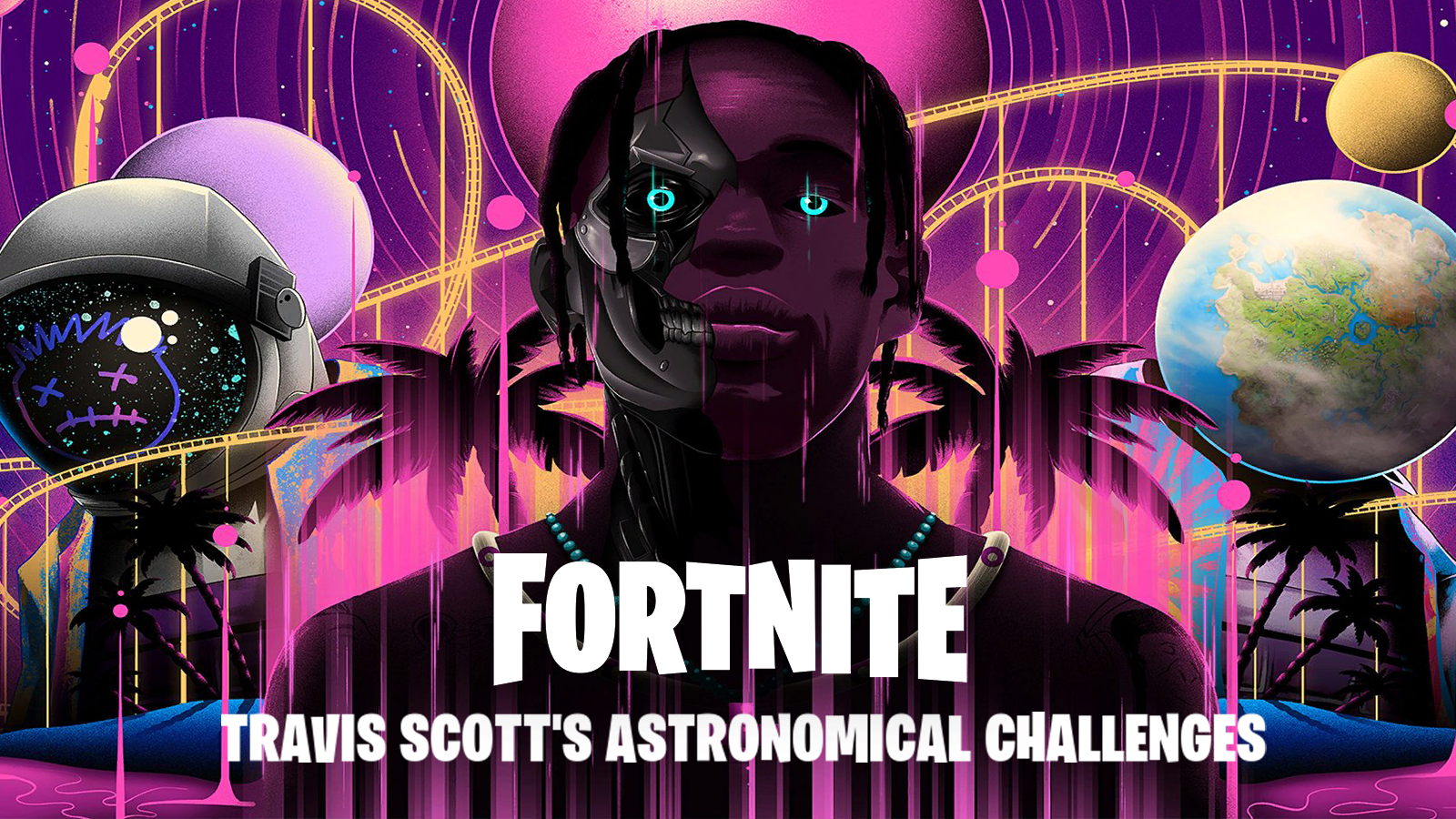 Travis Scott's Astronomical Fortnite challenges & rewards leaked