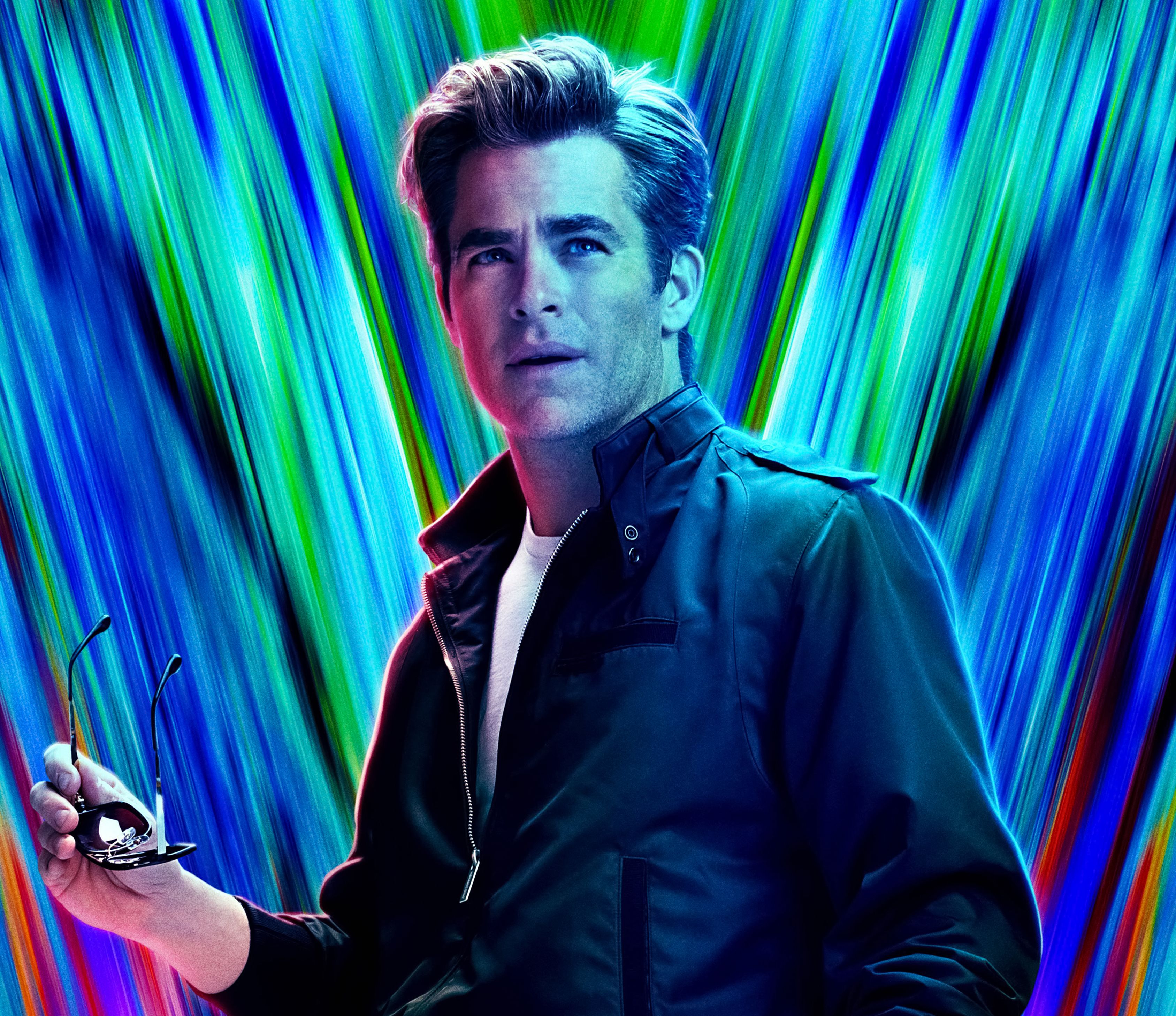 Chris Pine as Steve Trevor in WW84 HD Wallpaper. Background Image