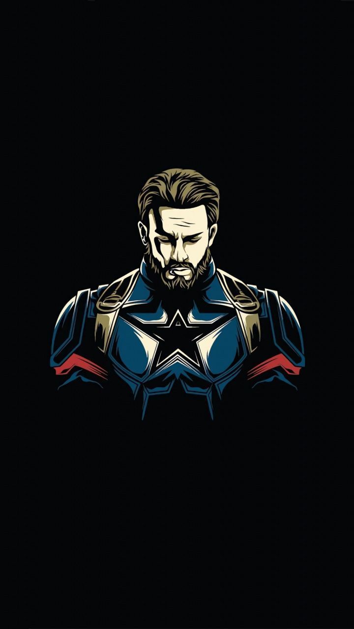 First Avenger, Captain America, minimalist wallpaper