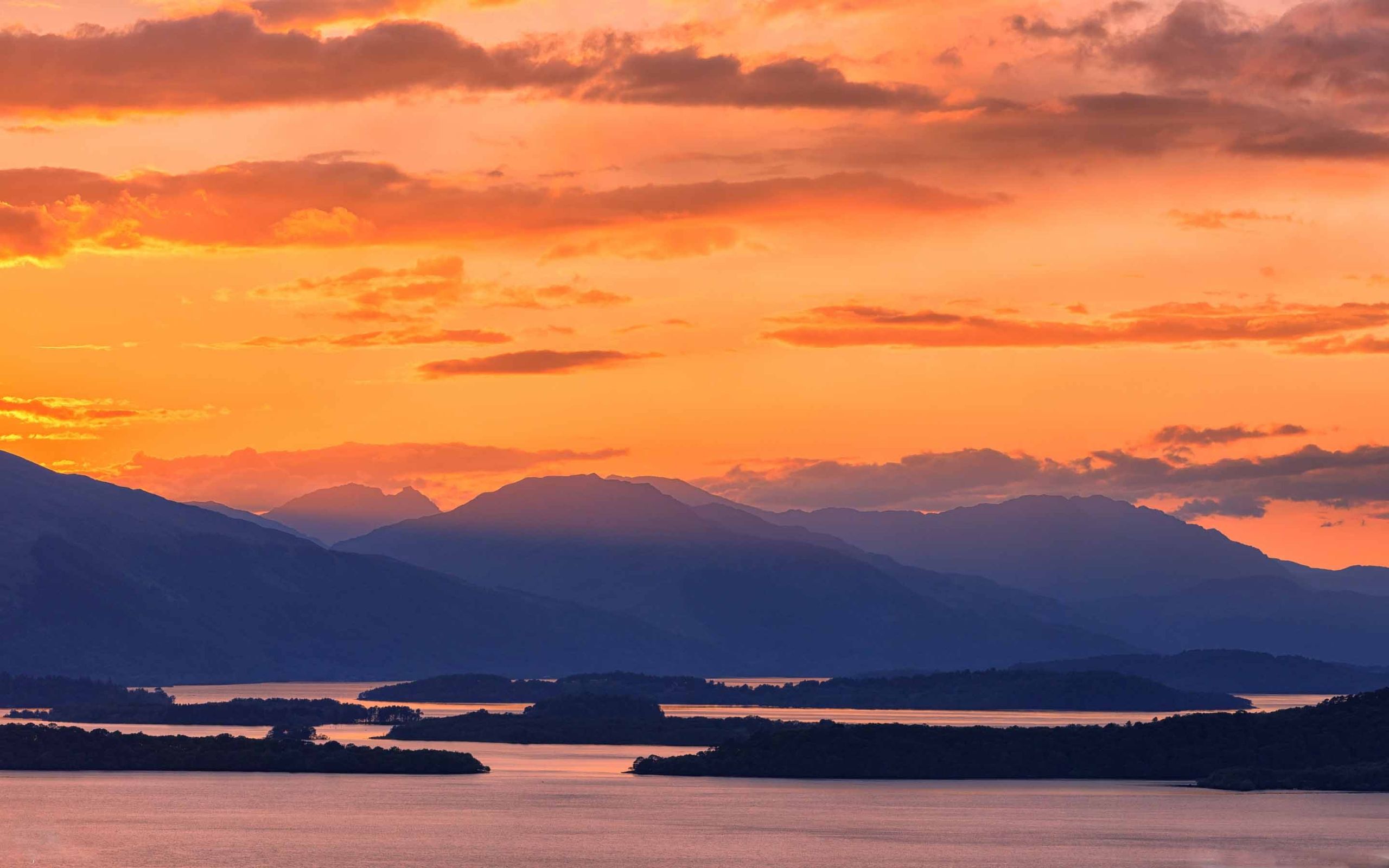 Amazing Sunset Mountains Mac Wallpaper Download