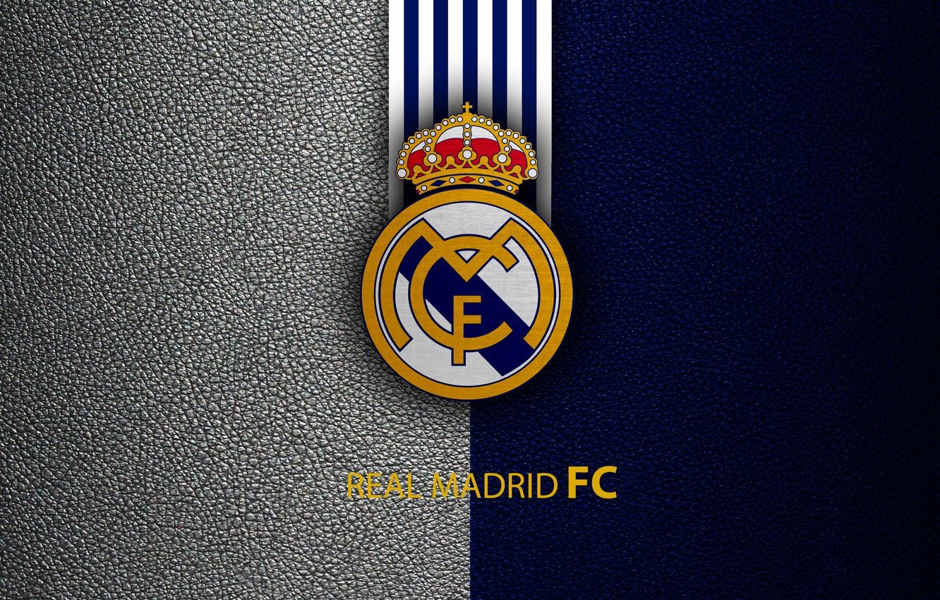 Wallpaper Logo, Football, Sport, Soccer, Emblem, Real Madrid CF image for desktop, section спорт