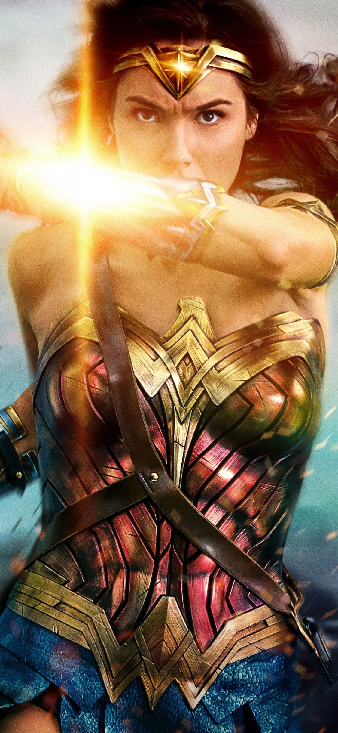 Download 1125x2436 Wonder Woman, Gal Gadot Wallpaper for iPhone X