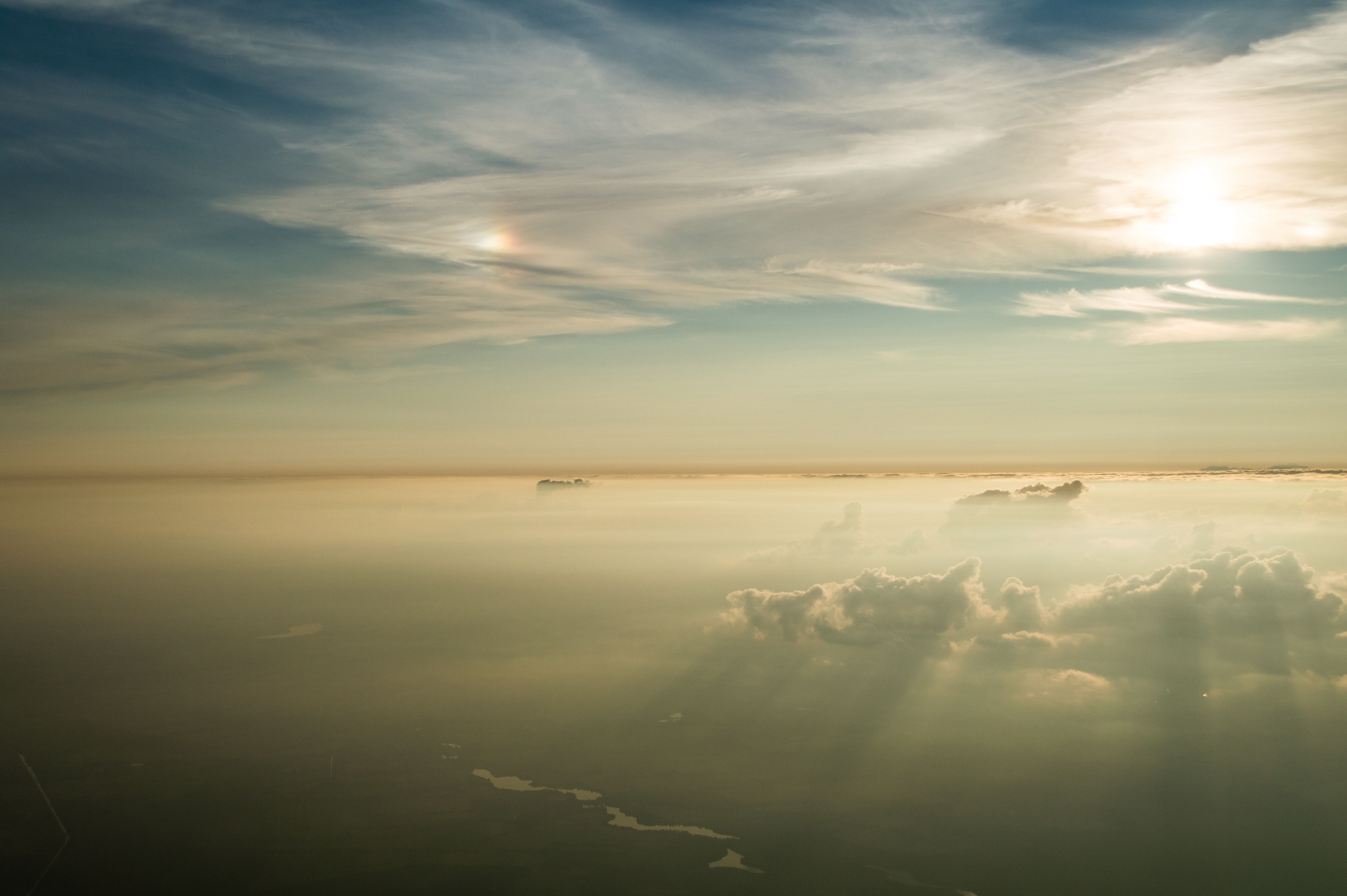 Sun Above The Clouds Picture. Download Free Image