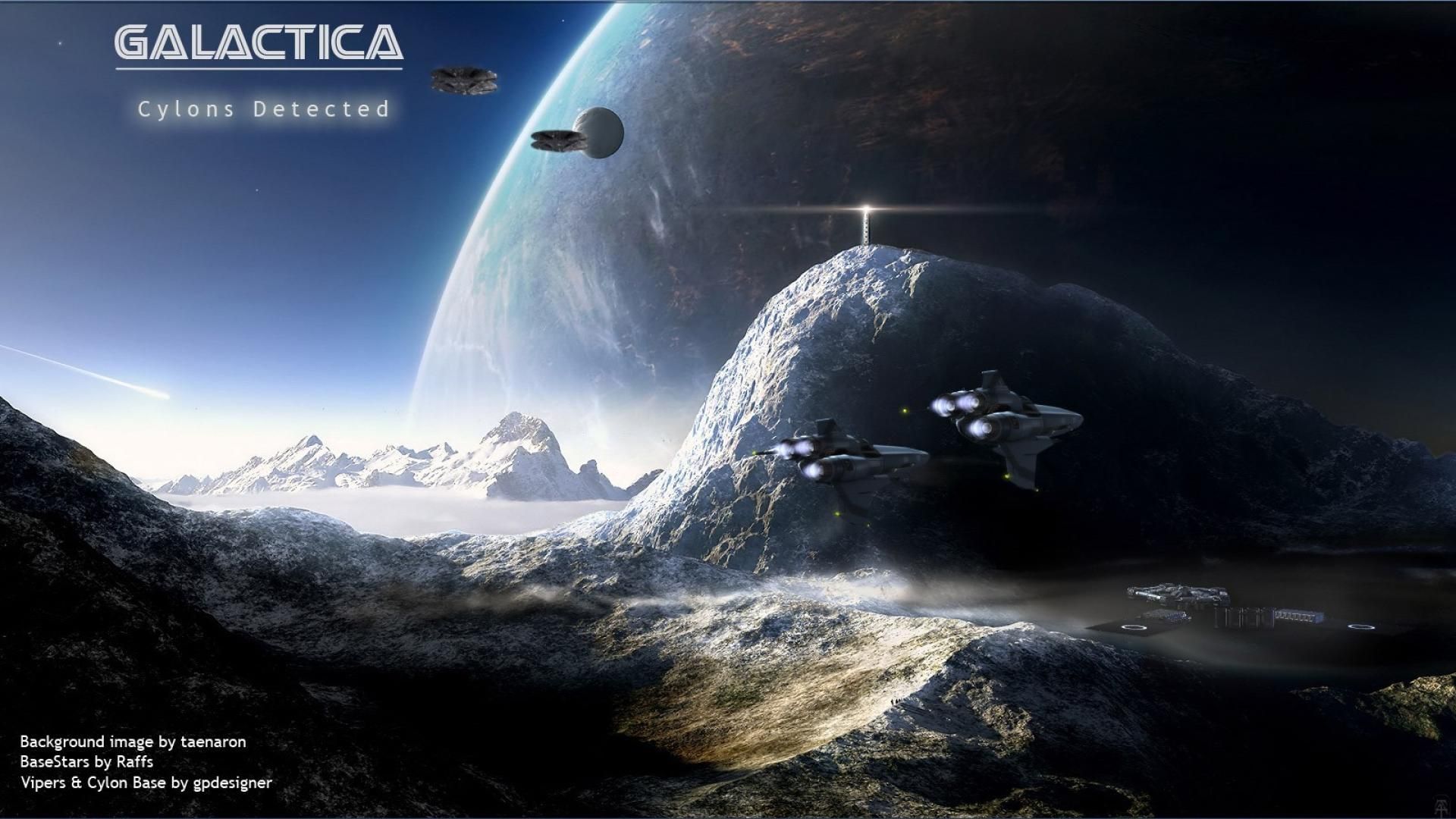 Battlestar Galactica HD Wallpaper. Space art