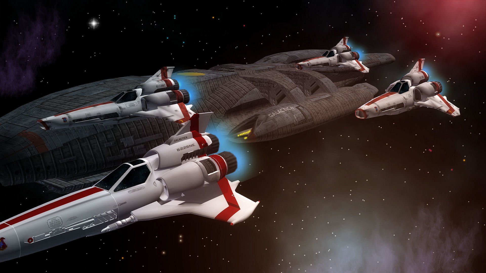 Sci Fi Battlestar Galactica Spaceship Space Wallpaper. Battlestar