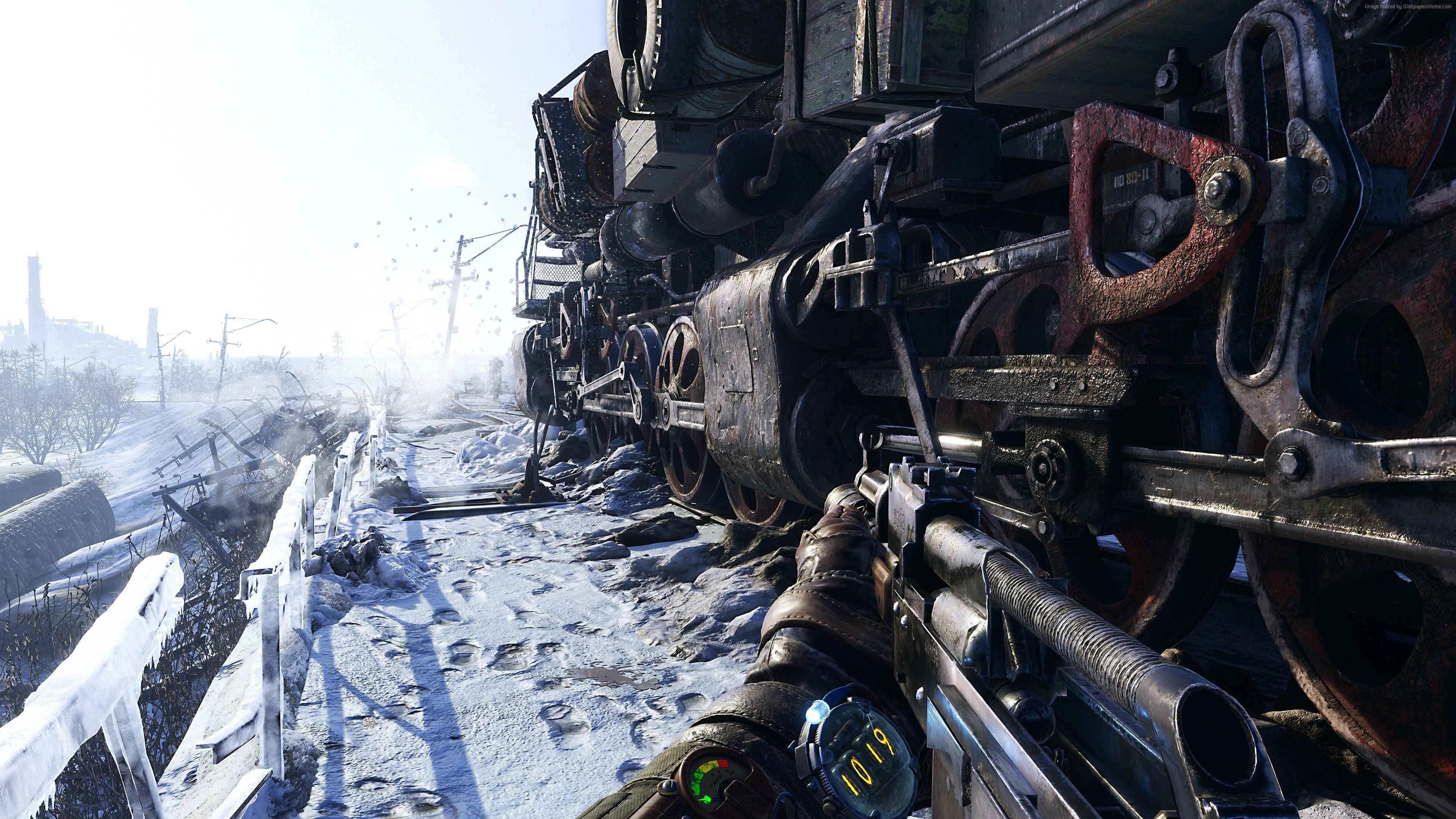 Wallpaper Metro Exodus, E3 screenshot, 4K, Games