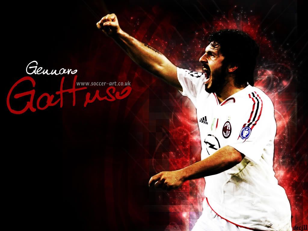 شروحات مكتوبة برامج ومصورة بالفيديو. Gennaro gattuso, Soccer art