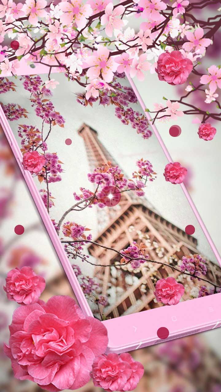 Cute paris HD live wallpaper for Android