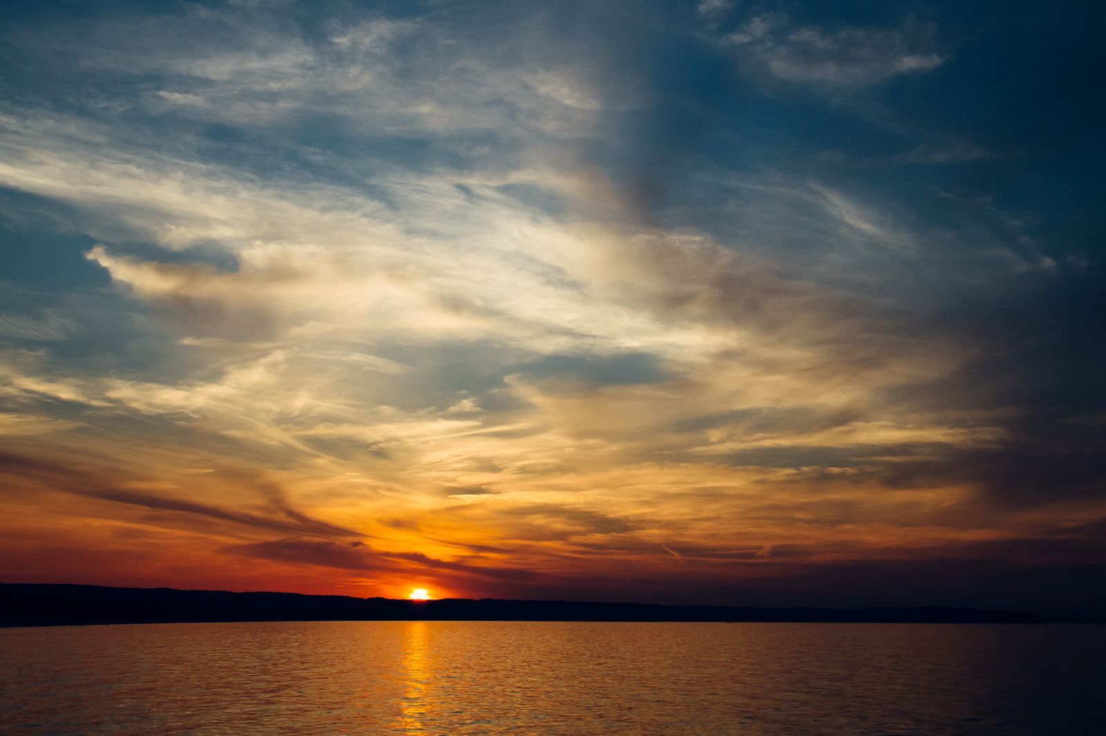 Sky Water Sea Clouds Sunset Sunrise Wallpaper.com