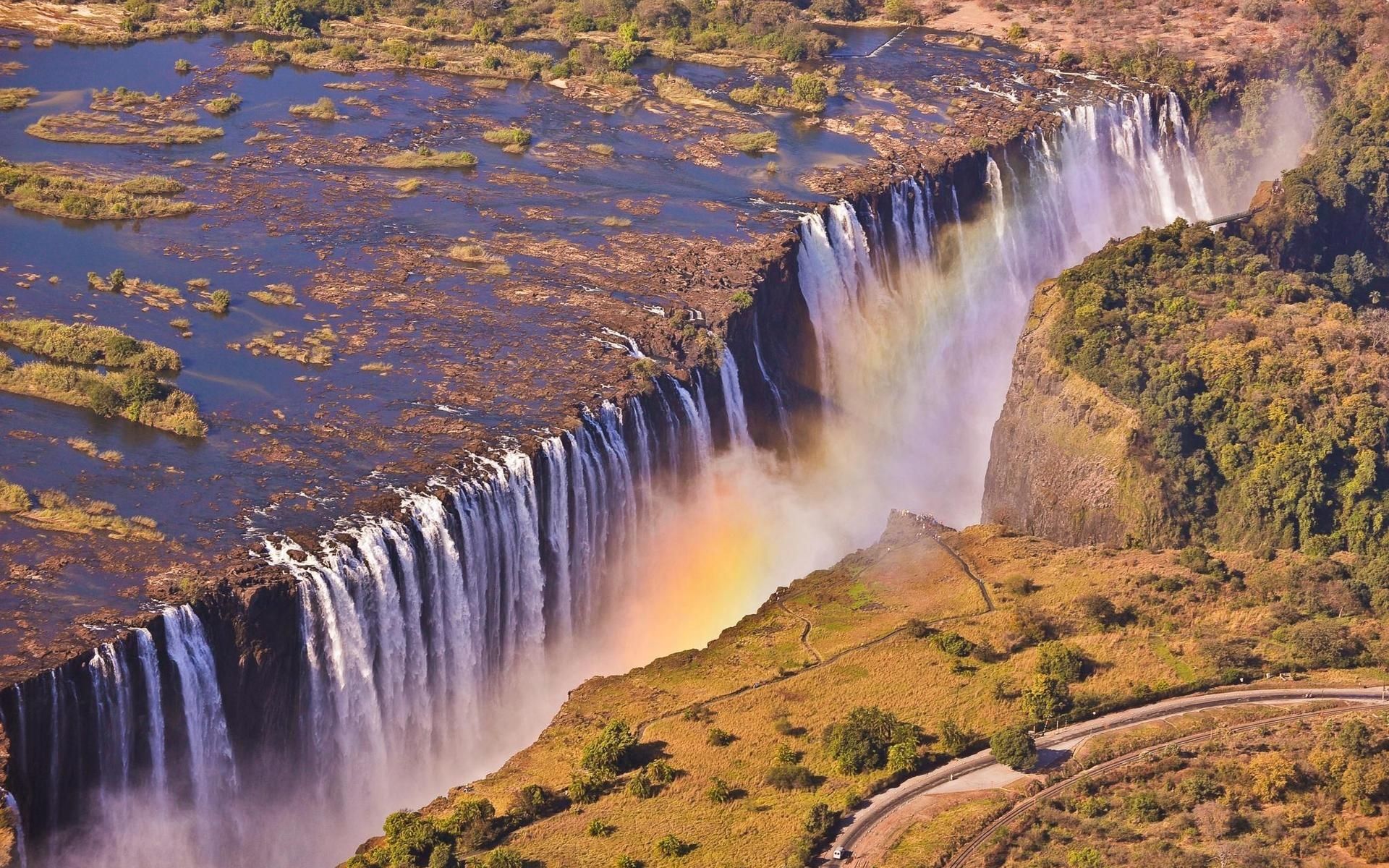 victoria, Falls, Zambia Wallpaper HD / Desktop and Mobile Background