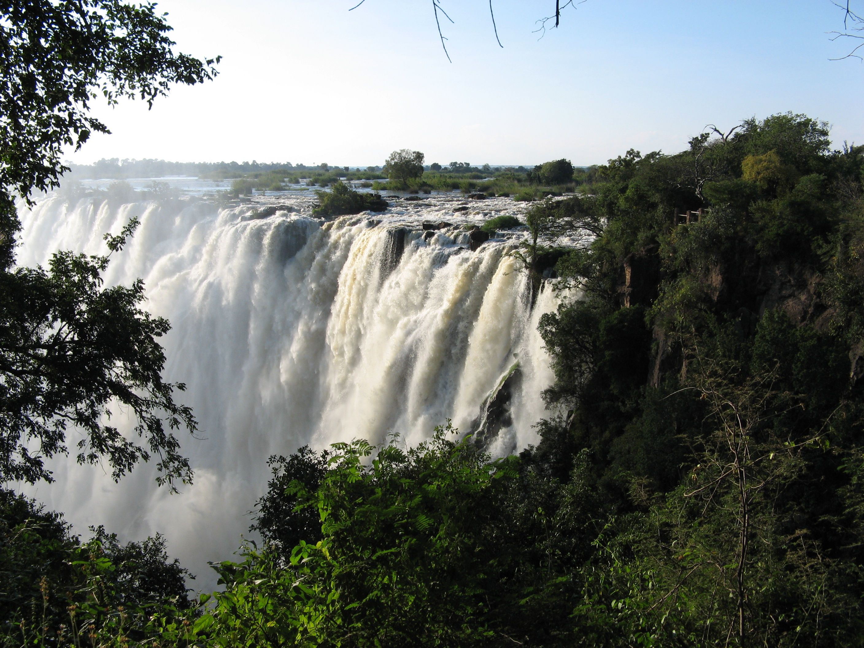 Лусака Замбия водопад